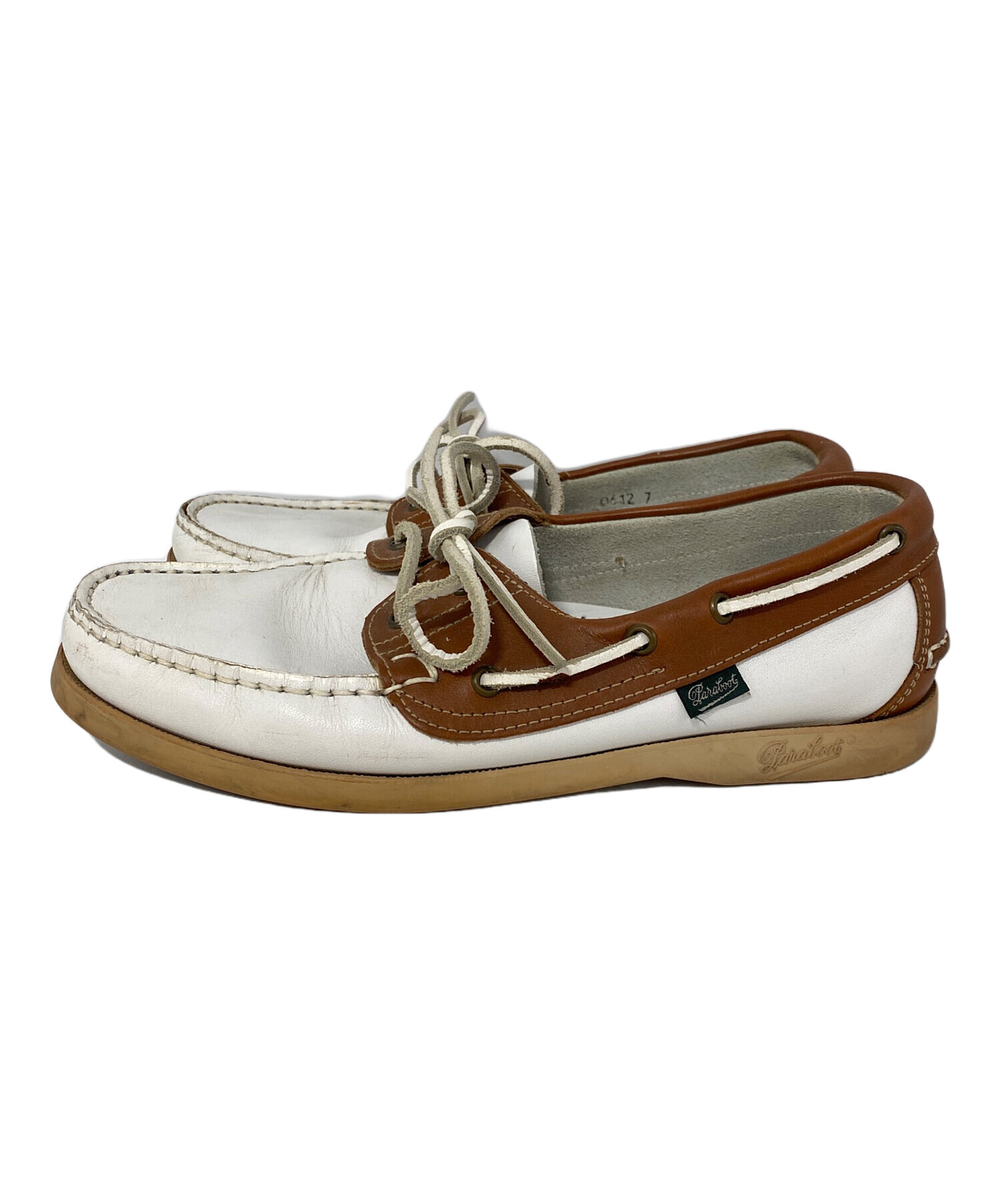 中古・古着通販】PARABOOT (パラブーツ) デッキシューズ ホワイト