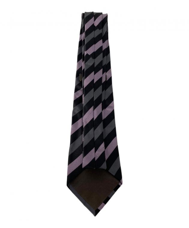 LOUIS VUITTON　ルイヴィトン　ネクタイ　ロゴ　ブラック　黒　ピンク 中古・古着通販】LOUIS VUITTON (ルイ ヴィトン) ネクタイ グレー