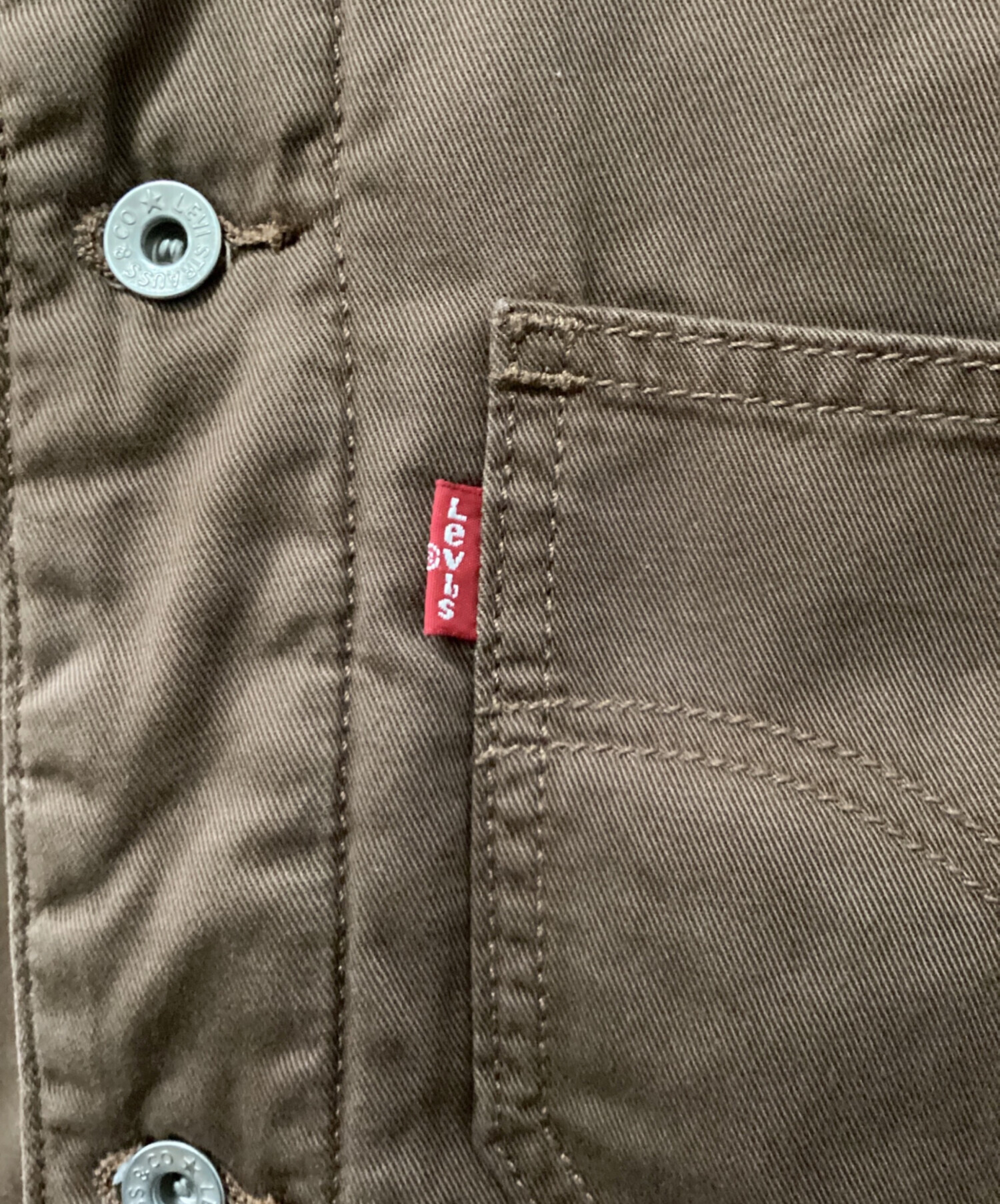 中古・古着通販】LEVI'S (リーバイス) カバーオール ブラウン サイズ:S