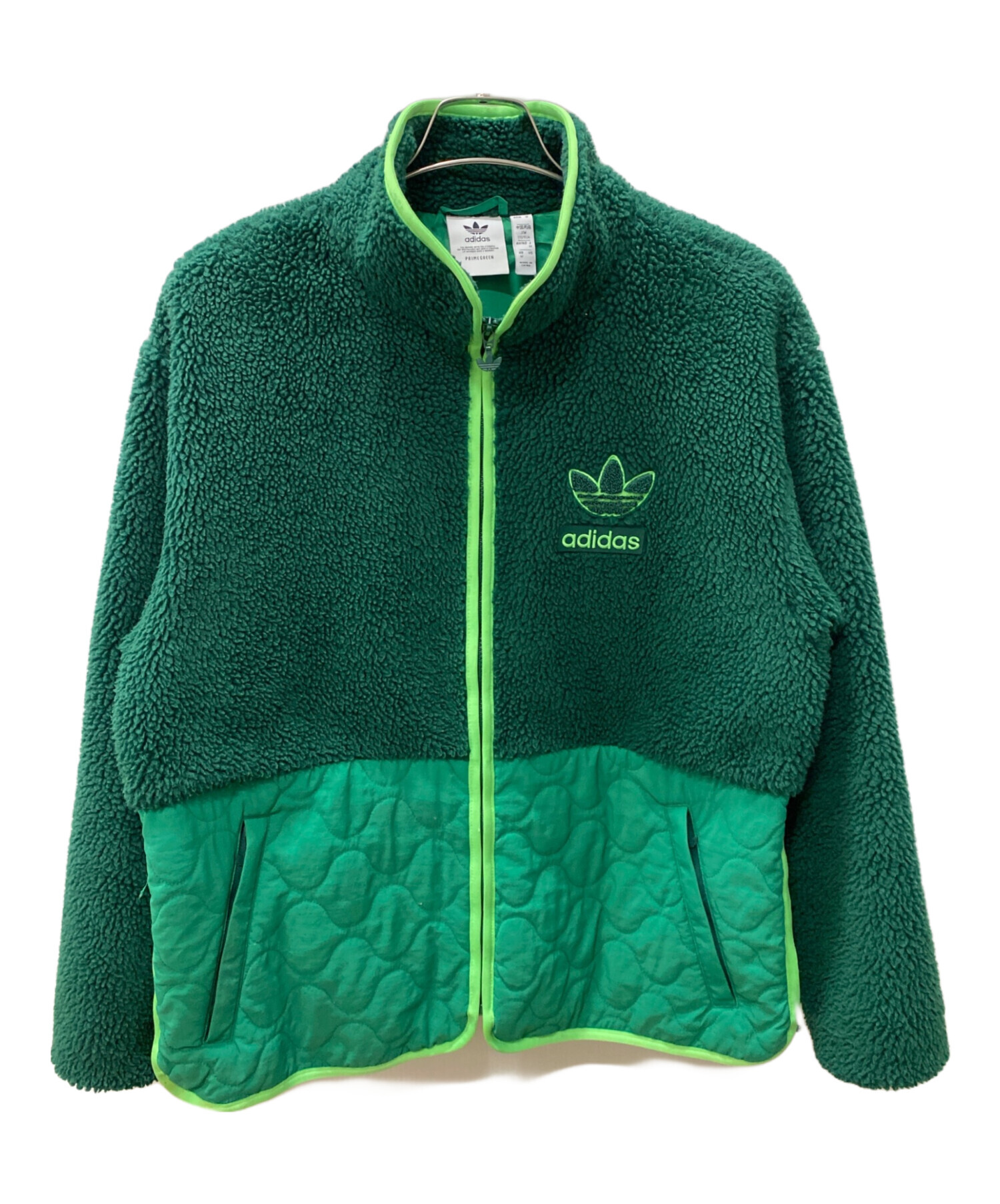 新品 アディダス  リバーシブル キルティング ボアジャケット 中古・古着通販】adidas (アディダス) ボアキルティングジャケット