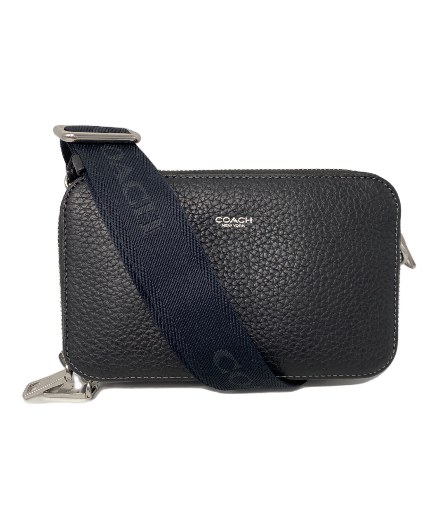 COACH コーチ　リビングトンボディバッグ ブラック　定価30000円 中古・古着通販】COACH (コーチ) クリントンクロスボディバッグ
