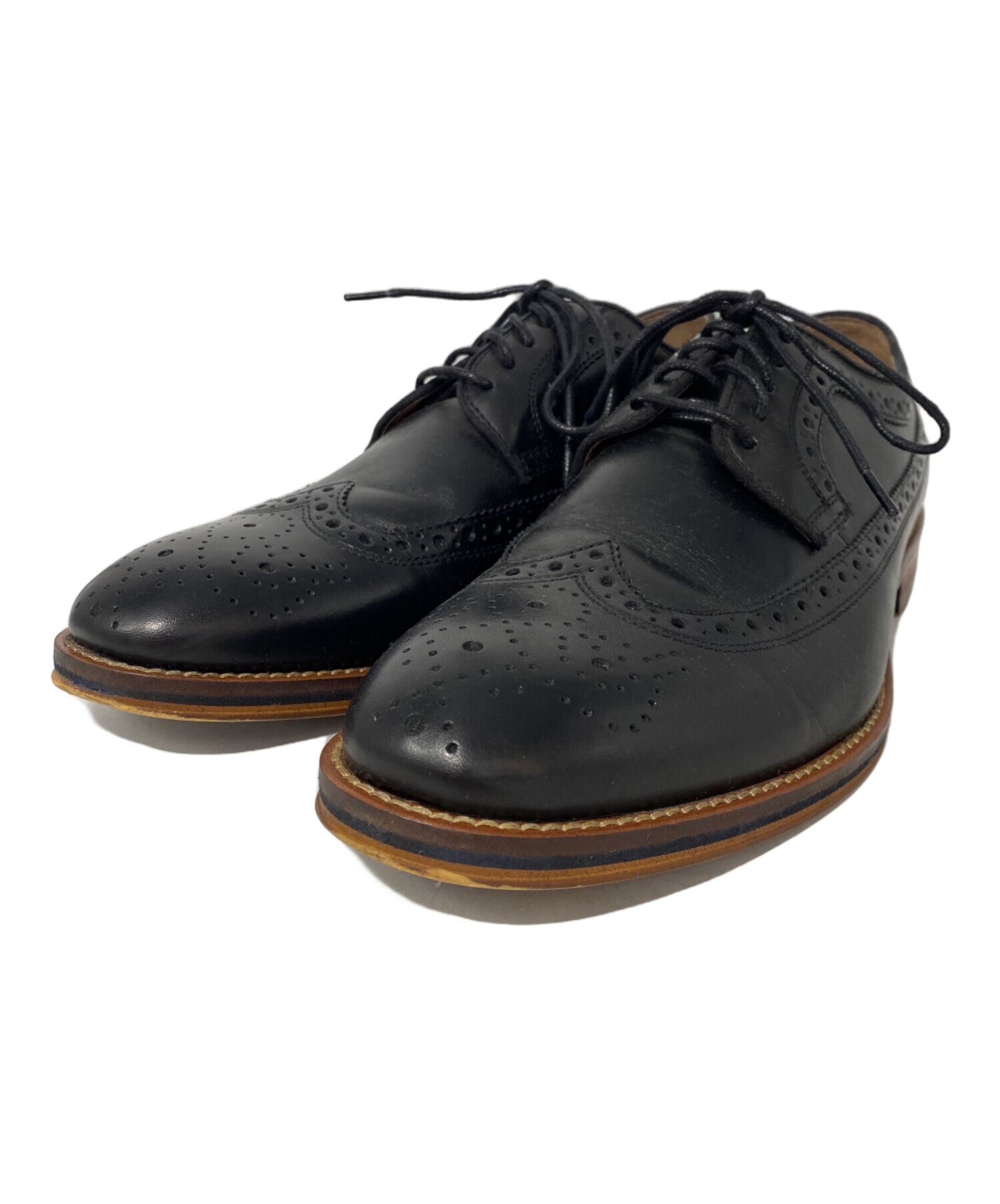 Johnston & Murphy ウィングチップ シューズ 　シューツリー付き 中古・古着通販】JOHNSTON&MURPHY (ジョンストン＆マーフィー