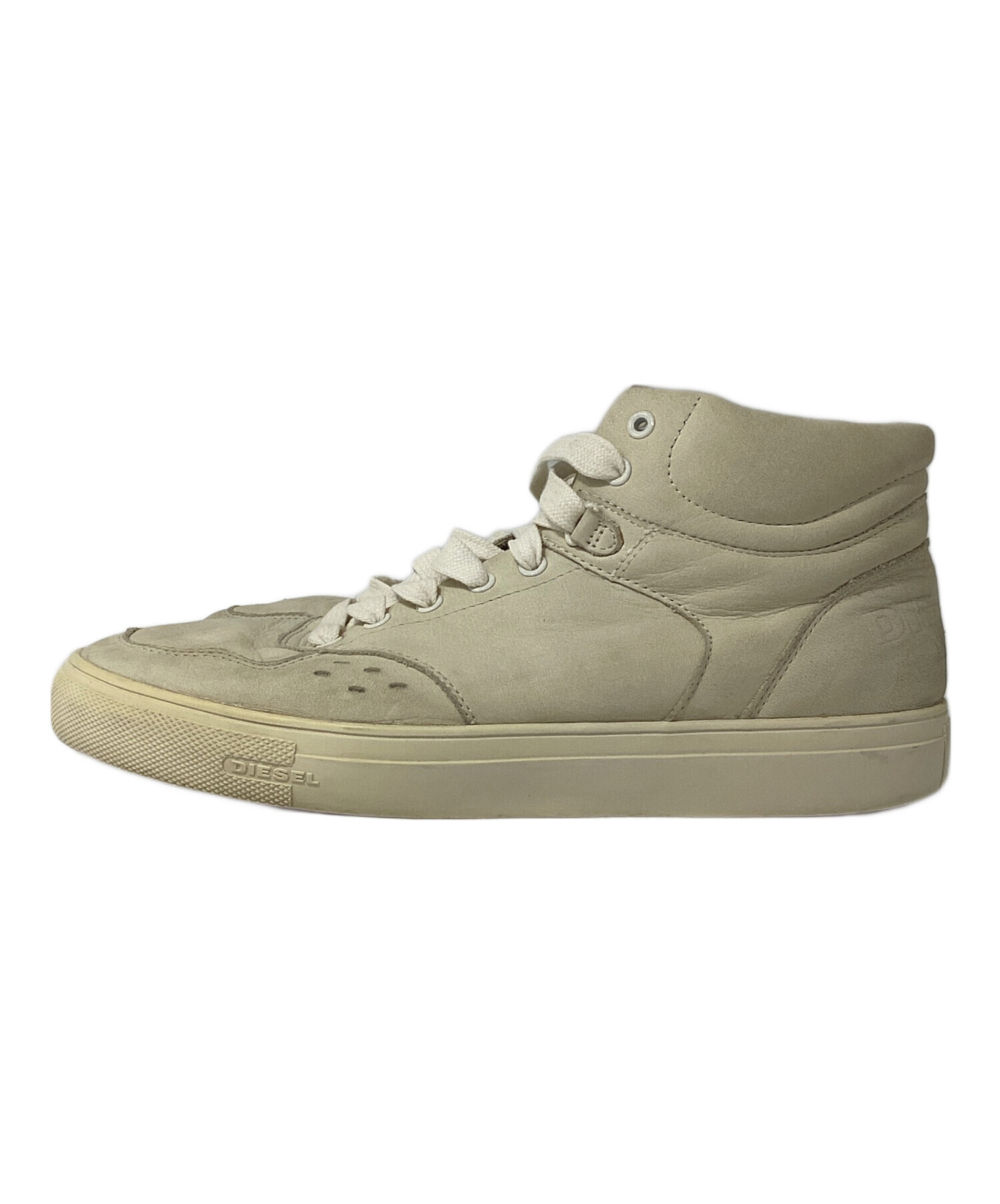 DIESEL ハイカットスニーカー US9 中古・古着通販】DIESEL (ディーゼル) DIESEL ハイカットスニーカー