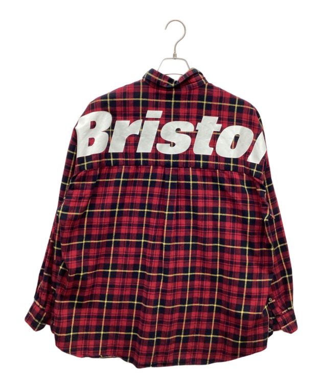 Bristol パターンプリント長袖カットソー 中古・古着通販】Bristol (ブリストル) 長袖シャツ レッド サイズ:S