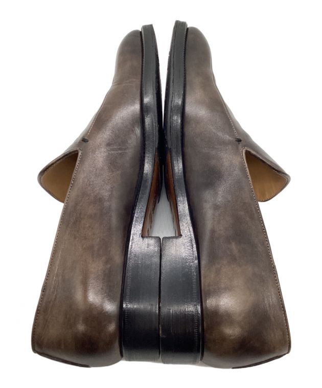 中古・古着通販】LOEWE (ロエベ) レザーシューズ ブラウン