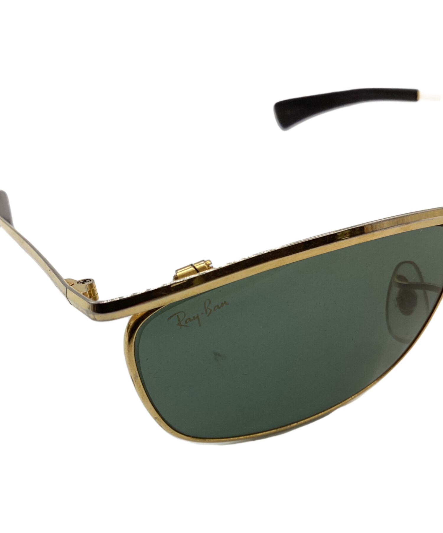 中古・古着通販】RAY-BAN (レイバン) サングラス ブラック×ゴールド 