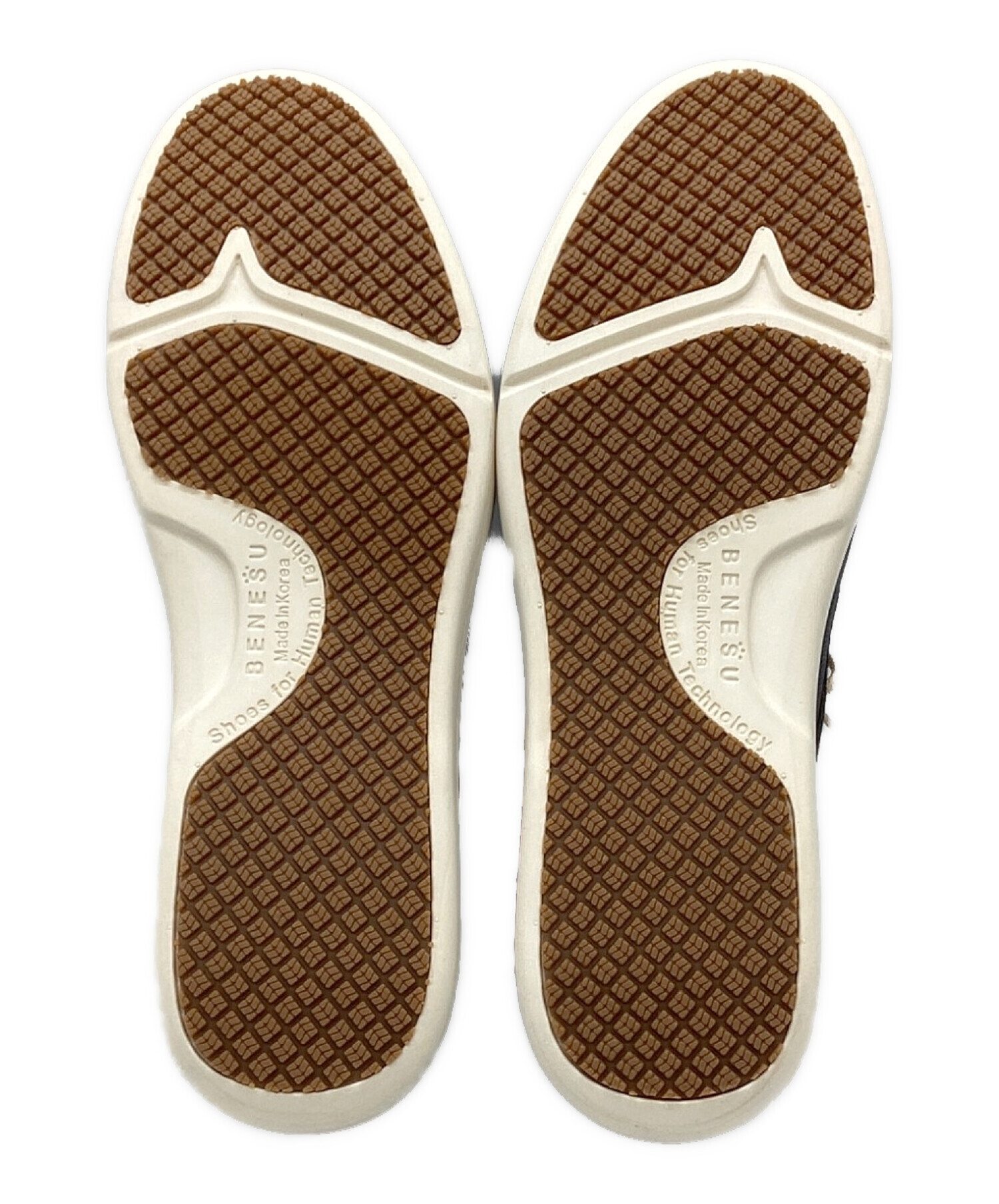 BENESU(ベネシュ)  スニーカー 中古・古着通販】BENESU (ベネシュ) レザースニーカー ネイビー サイズ