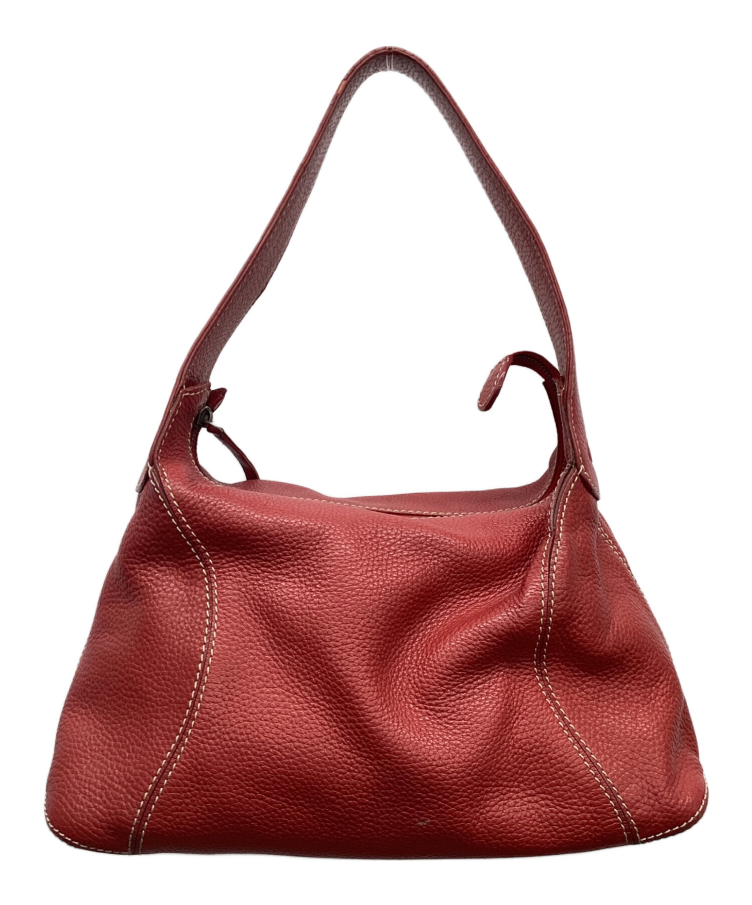中古・古着通販】TOD'S (トッズ) セミショルダーバッグ レッド 中古・古着通販】TOD'S (トッズ) セミショルダーバッグ レッド