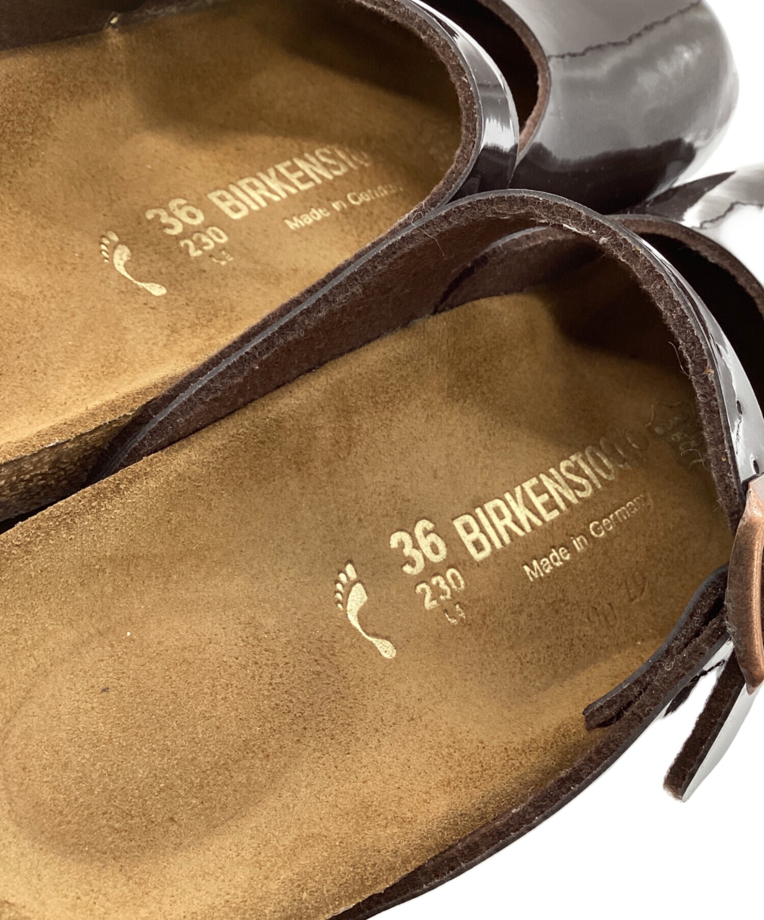中古・古着通販】BIRKENSTOCK (ビルケンシュトック) エナメルサンダル