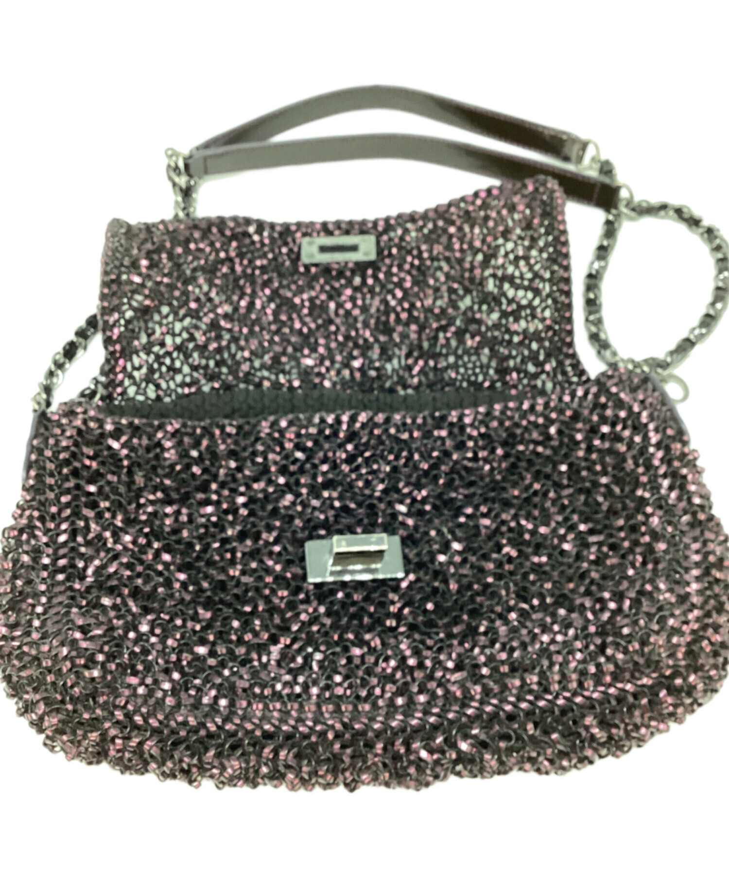 中古・古着通販】ANTEPRIMA (アンテプリマ) ワイヤーバッグ パープル