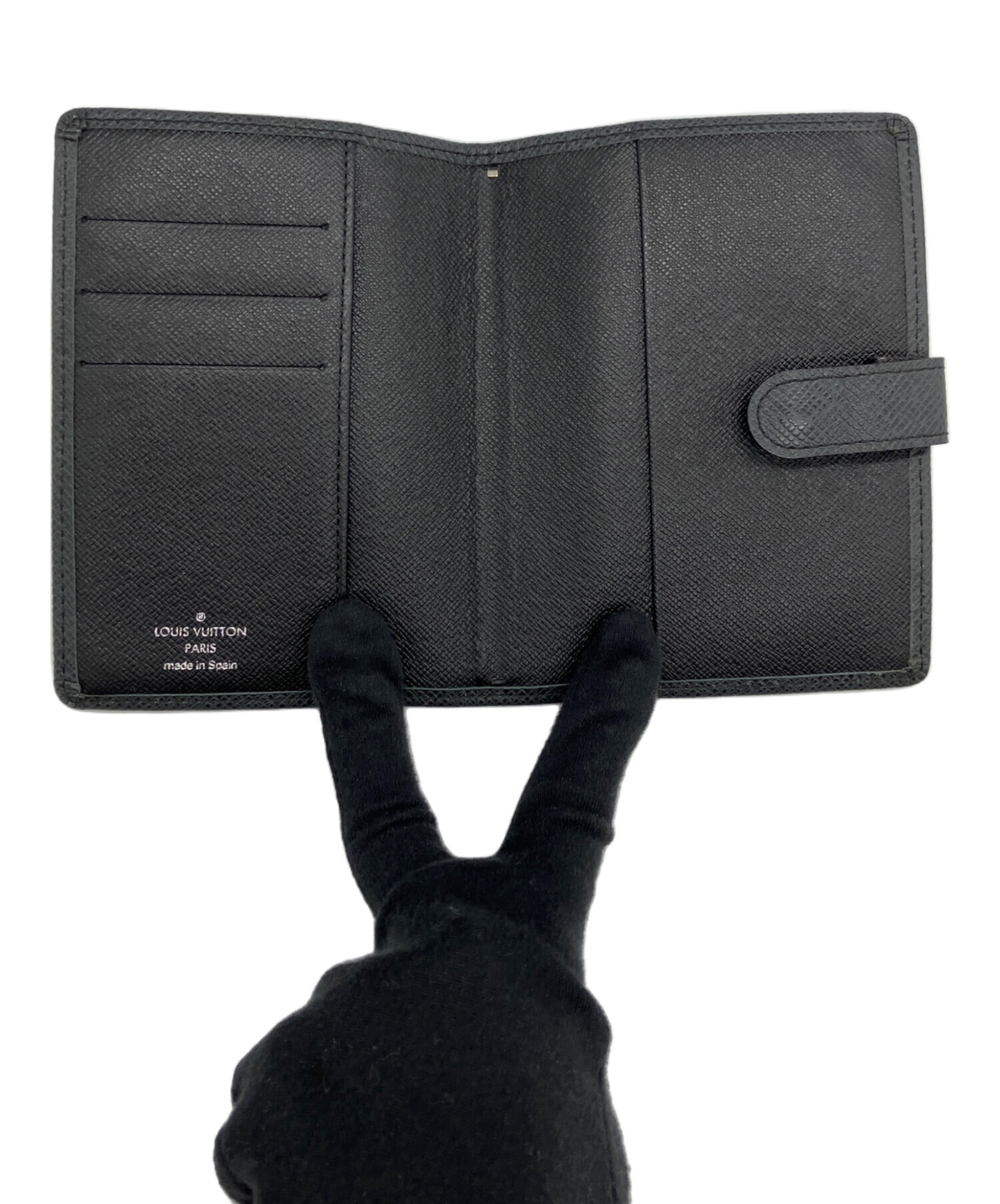 中古・古着通販】LOUIS VUITTON (ルイ ヴィトン) 手帳カバー ブラック