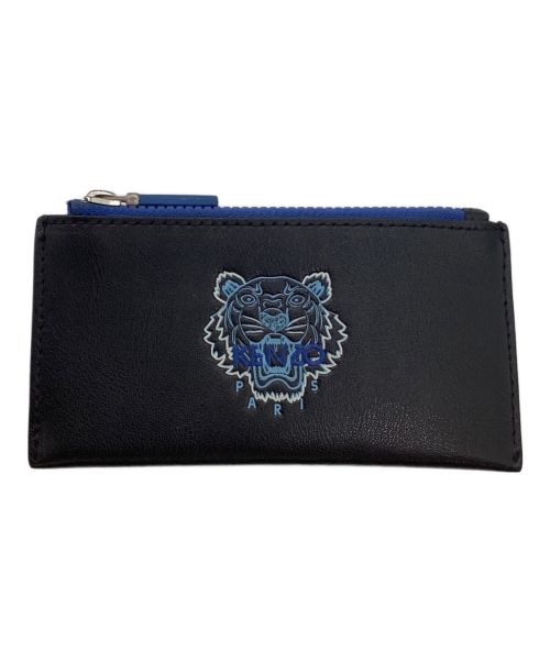 中古・古着通販】KENZO (ケンゾー) カードケース ブラック×ブルー