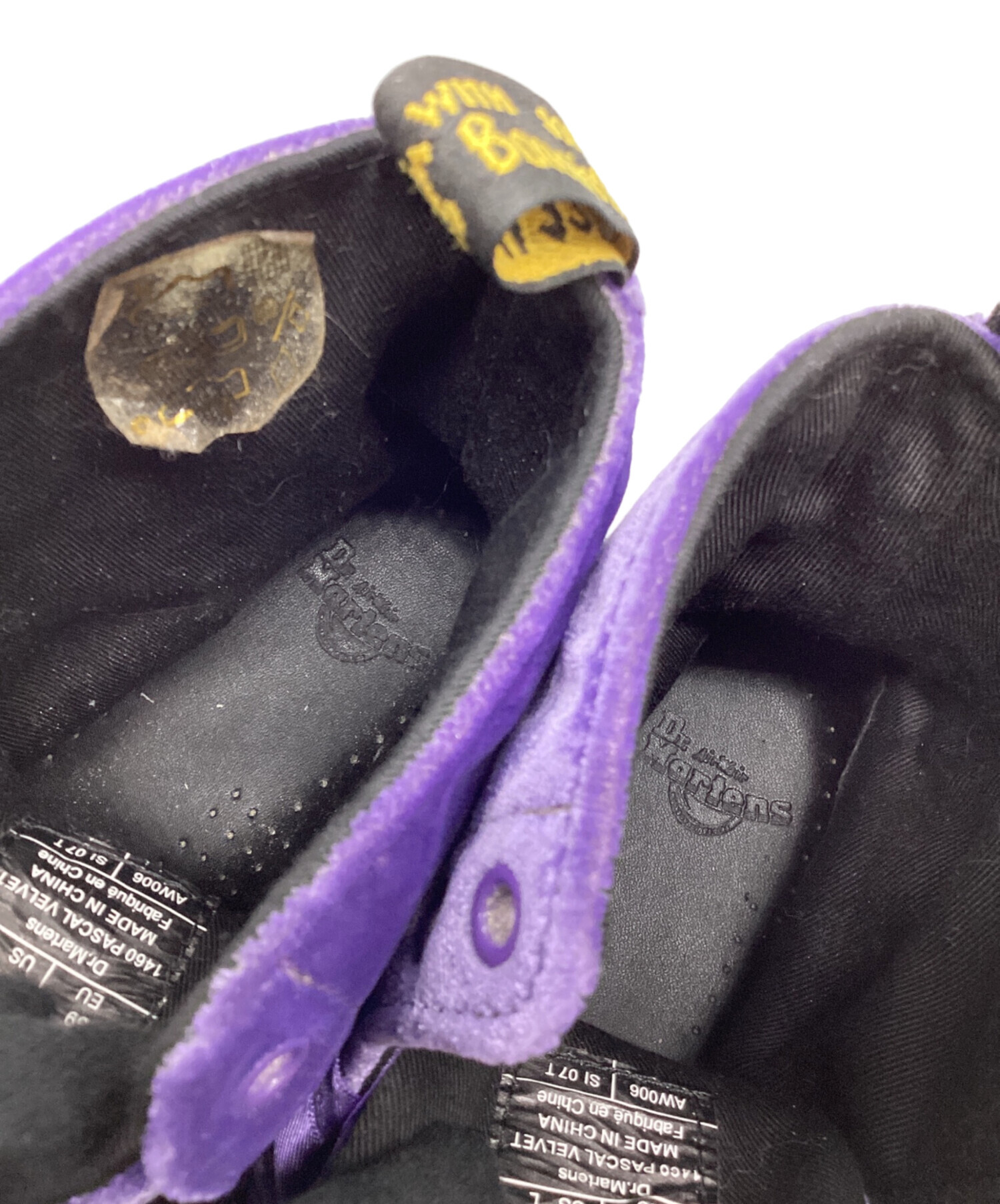 中古・古着通販】Dr.Martens (ドクターマーチン) 8ホールベロアブーツ 中古・古着通販】Dr.Martens (ドクターマーチン) 8ホールベロアブーツ