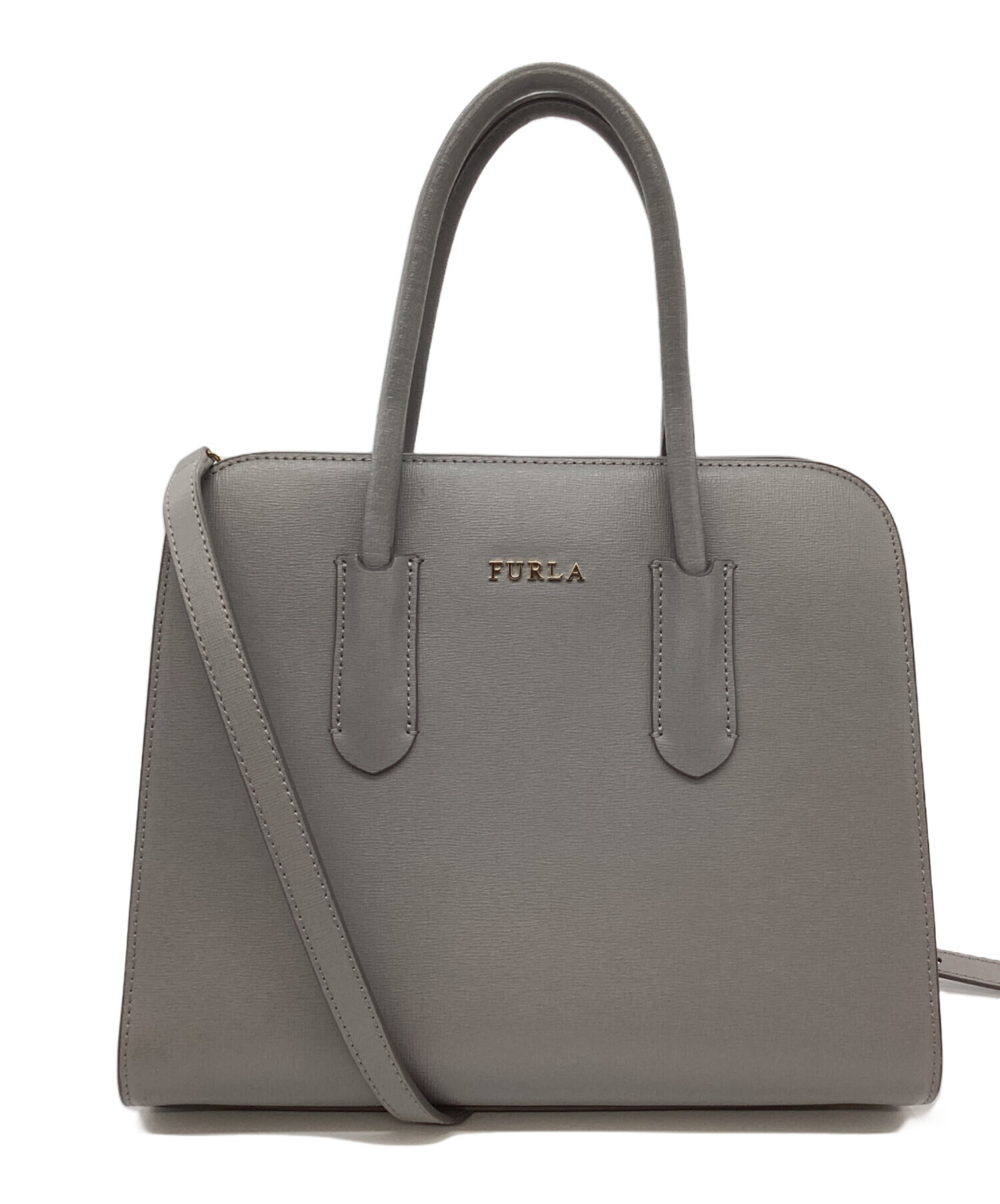FURLA フルラ　バッグ グレー 中型 フルラ FURLA バック （グレー） -waja bazar - 海外ファッション