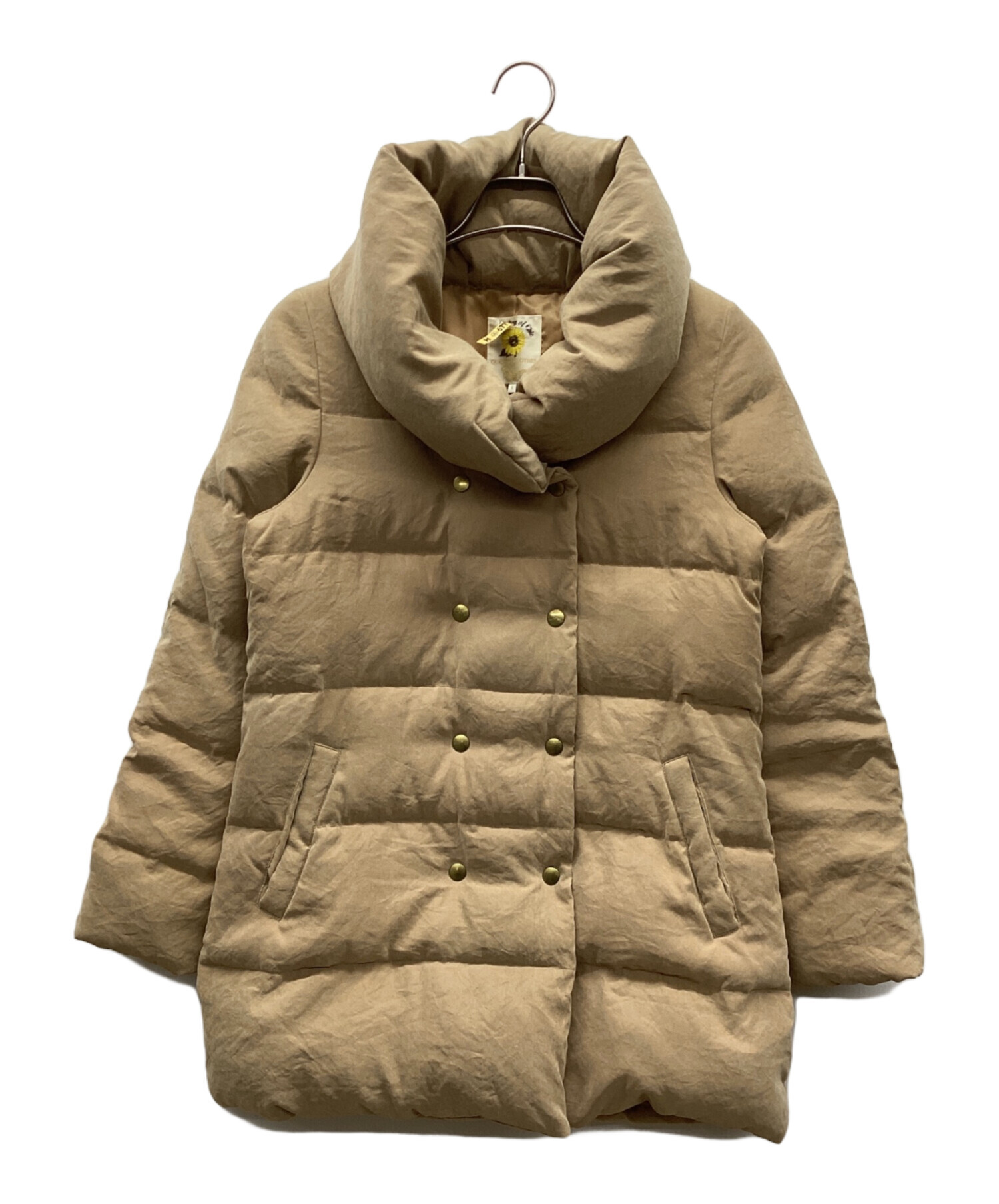 中古・古着通販】RAY BEAMS (レイ ビームス) ダウンコート ベージュ