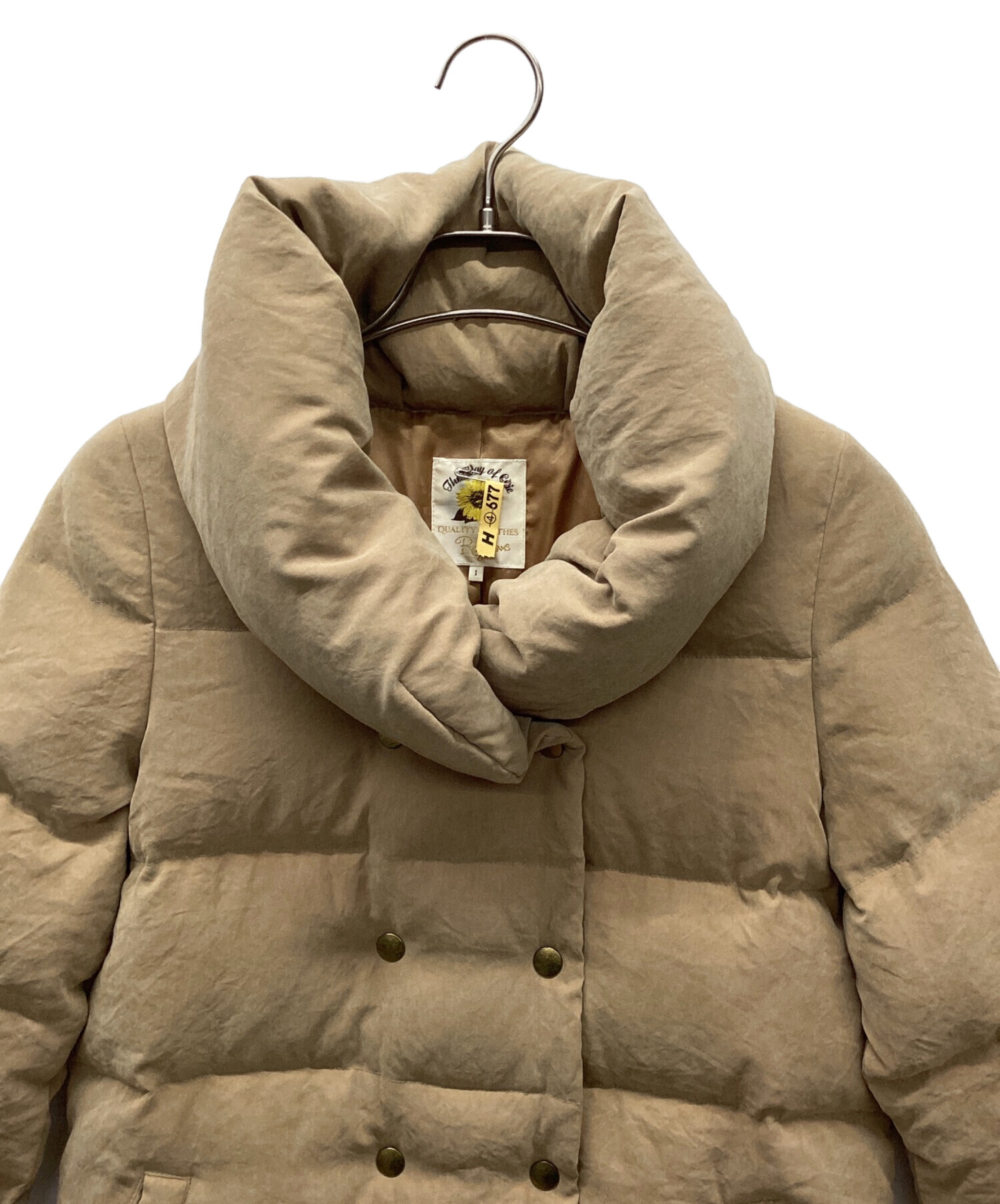 中古・古着通販】RAY BEAMS (レイ ビームス) ダウンコート ベージュ