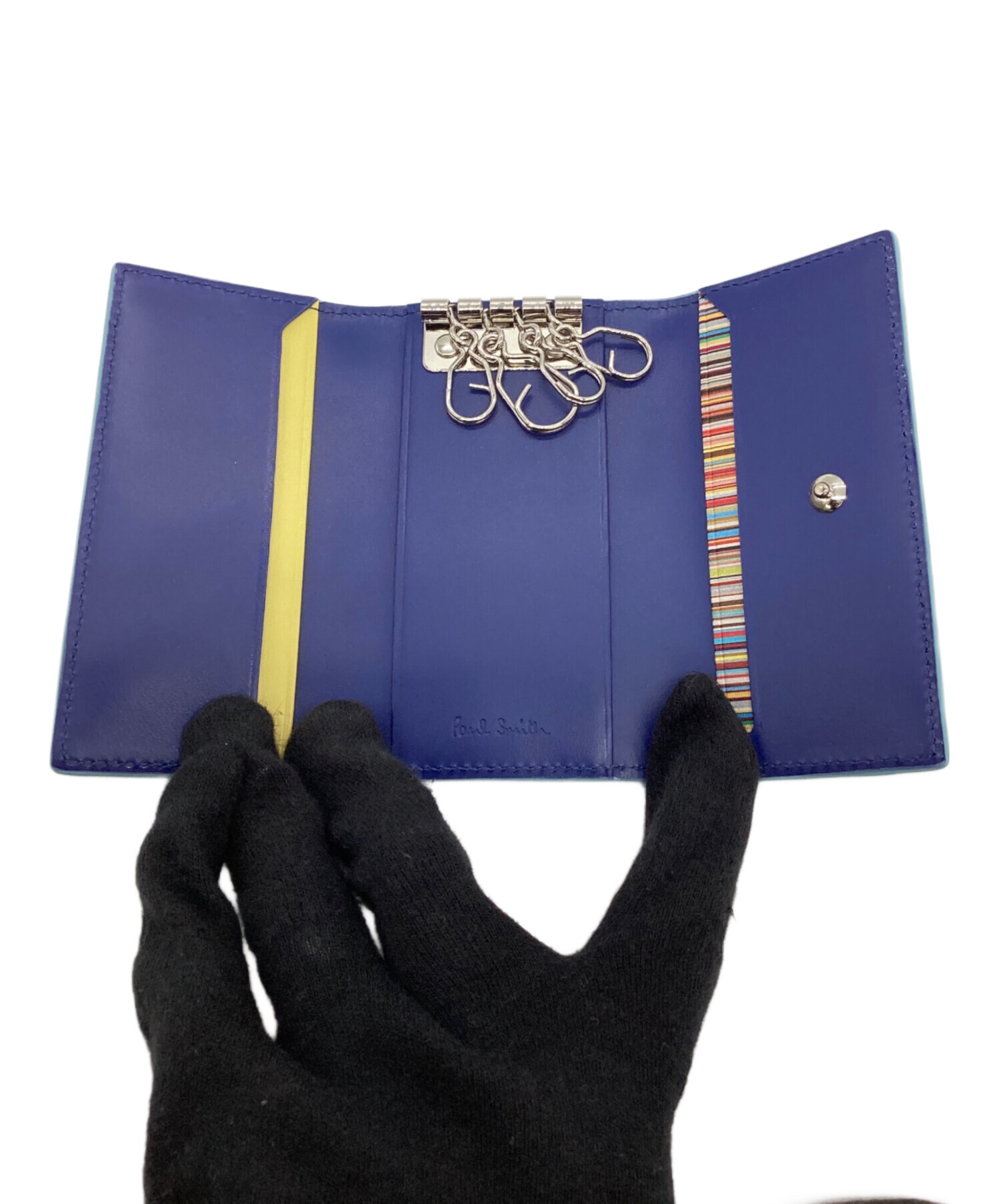 中古・古着通販】PAUL SMITH (ポールスミス) キーケース サックス