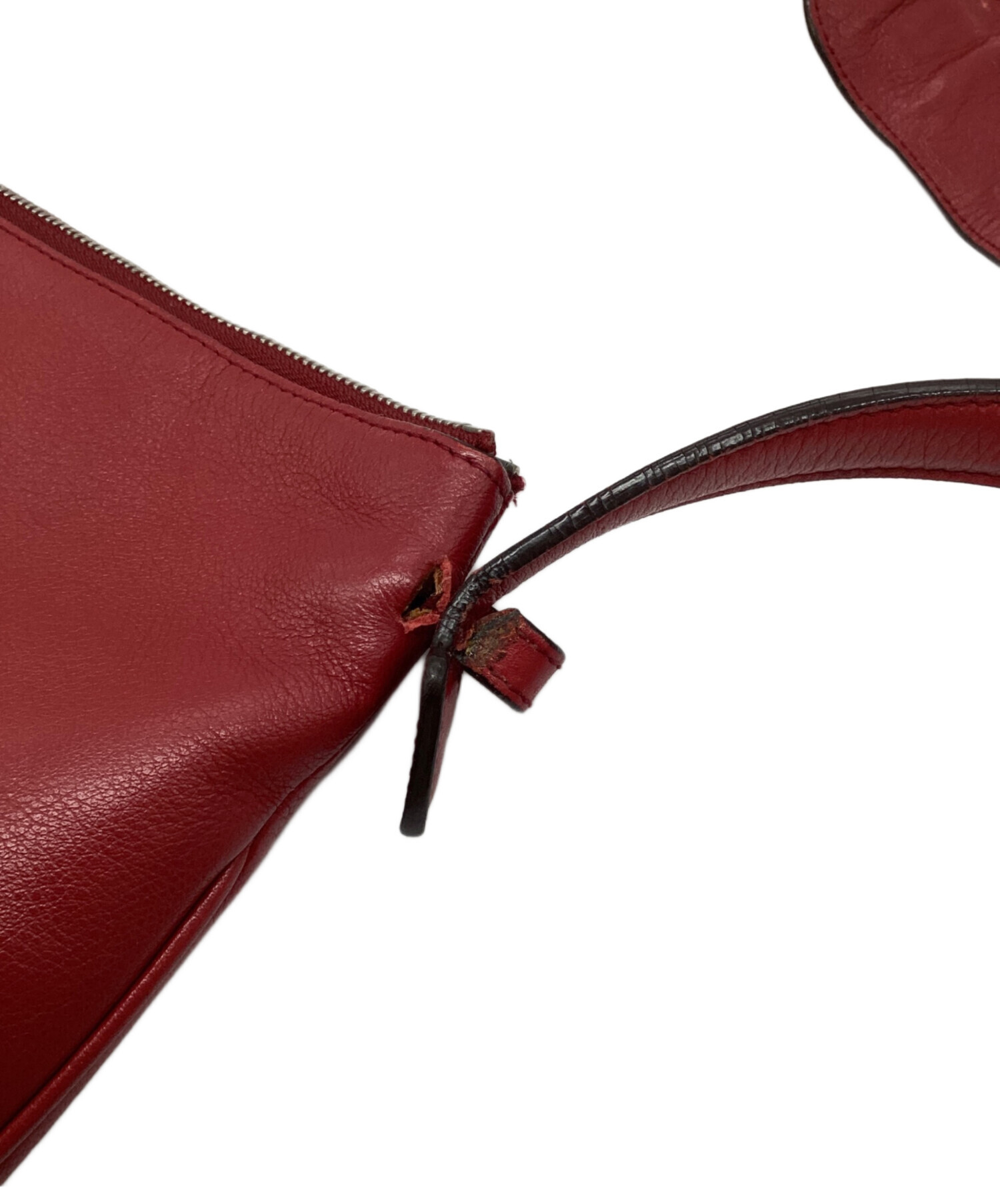 【中古超美品】ロエベ キャンバス　レザー ショルダーバッグ LOEWE ロエベ ショルダーバッグ マルチカラー キャンバス レザー