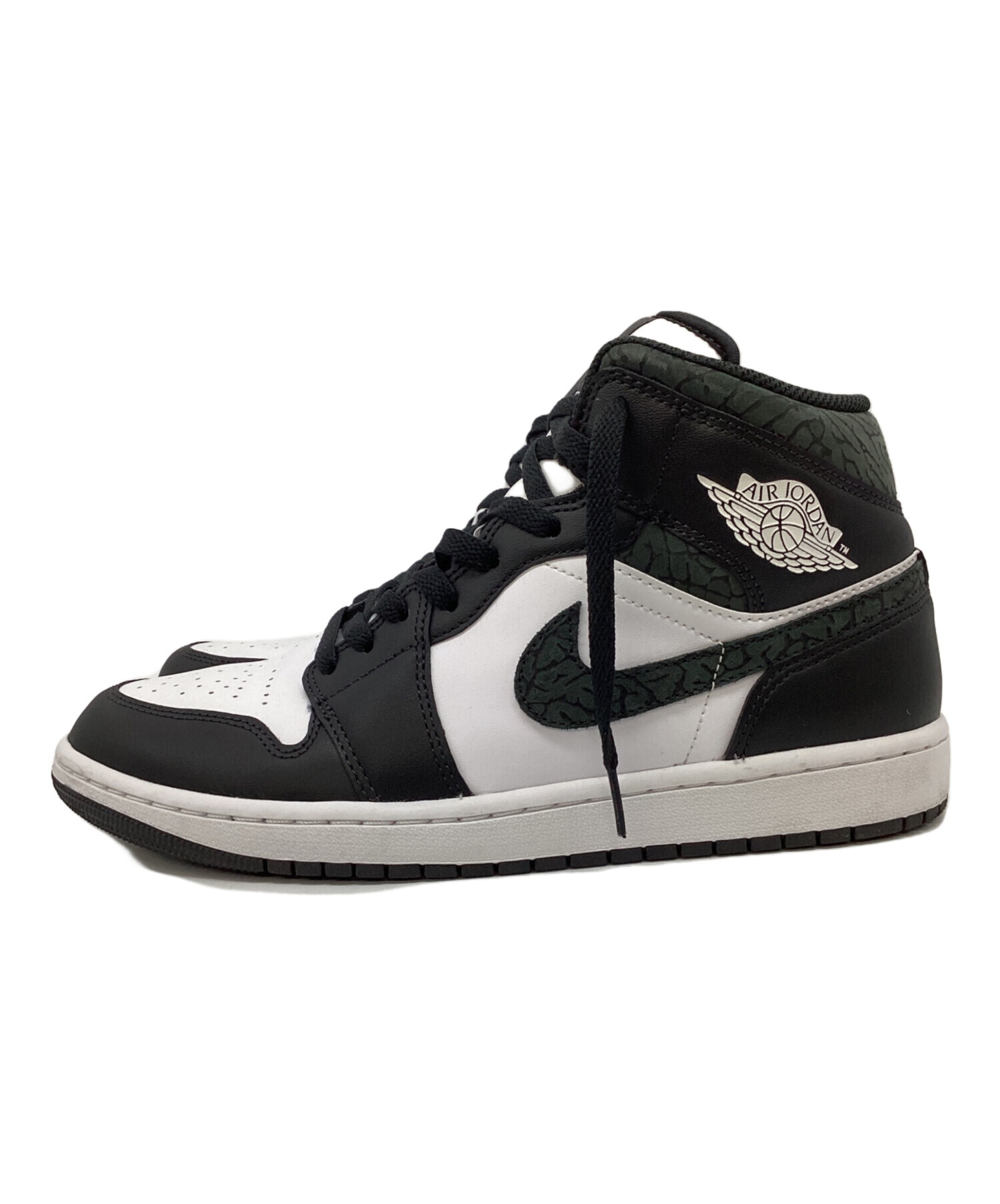 未使用品♪27cm NIKE Air Jordan 1 ブラック/ホワイト 中古・古着通販】NIKE (ナイキ) スニーカー/エアジョーダン1 ミッド
