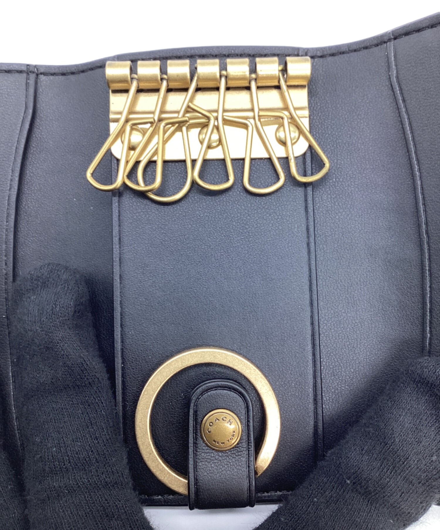 中古・古着通販】COACH (コーチ) キーケース ブラック｜ブランド・古着 