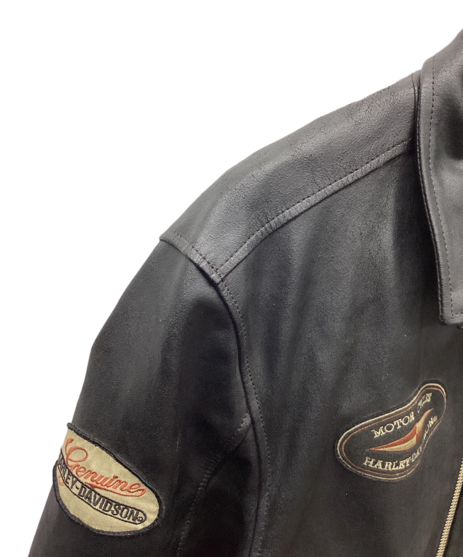 中古・古着通販】HARLEY-DAVIDSON (ハーレーダビッドソン) カウレザー