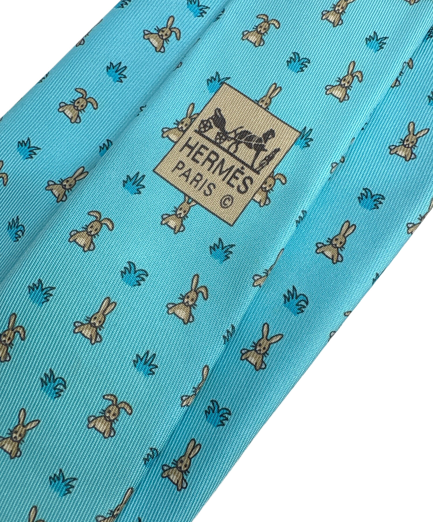 中古・古着通販】HERMES (エルメス) ネクタイ ブルー サイズ:FREE