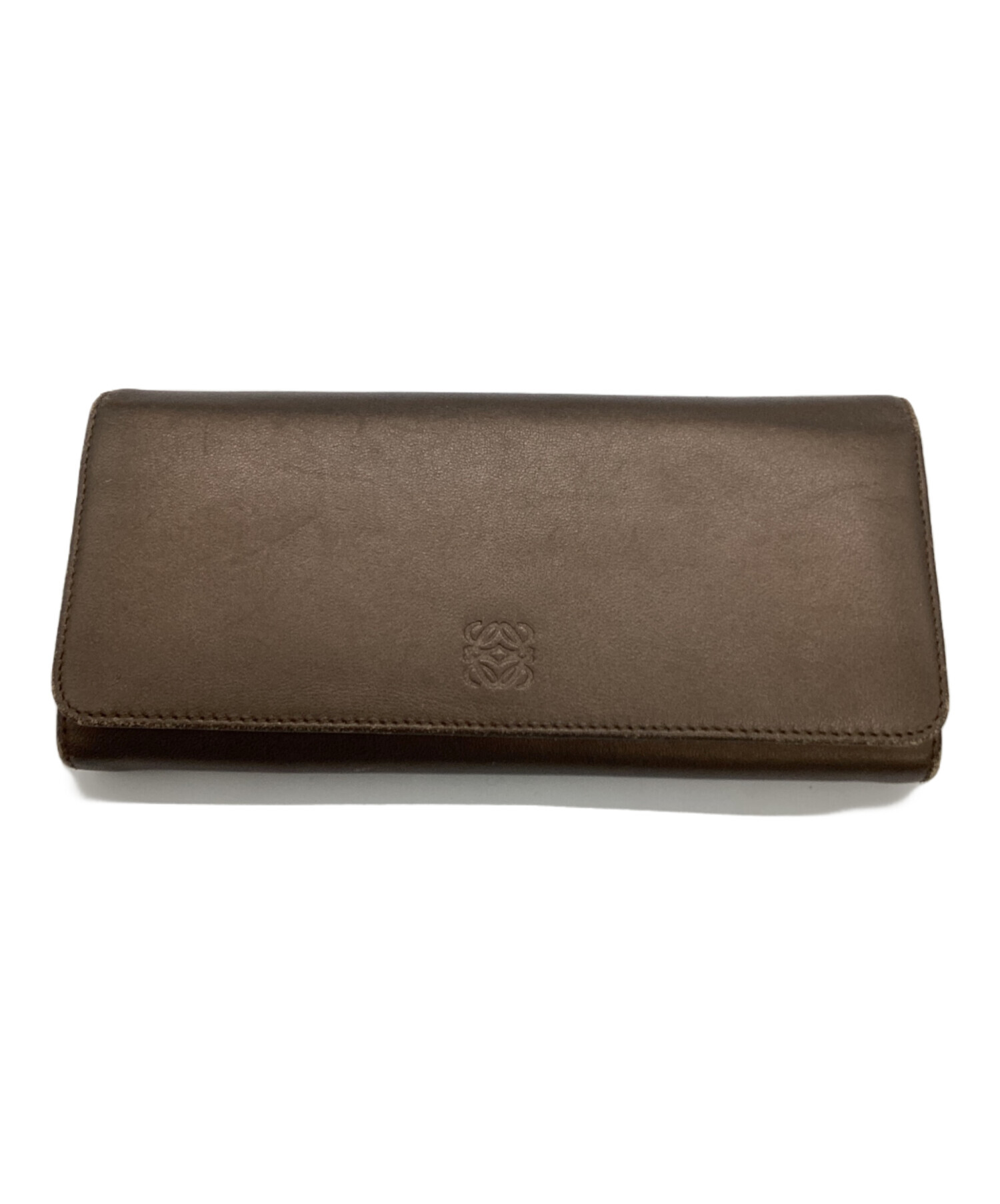 中古・古着通販】LOEWE (ロエベ) 長財布 ブラウン サイズ:-｜ブランド