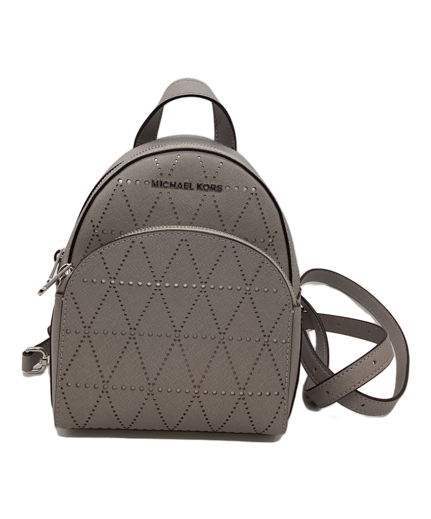 中古・古着通販】MICHAEL KORS (マイケルコース) ミニリュック グレー 