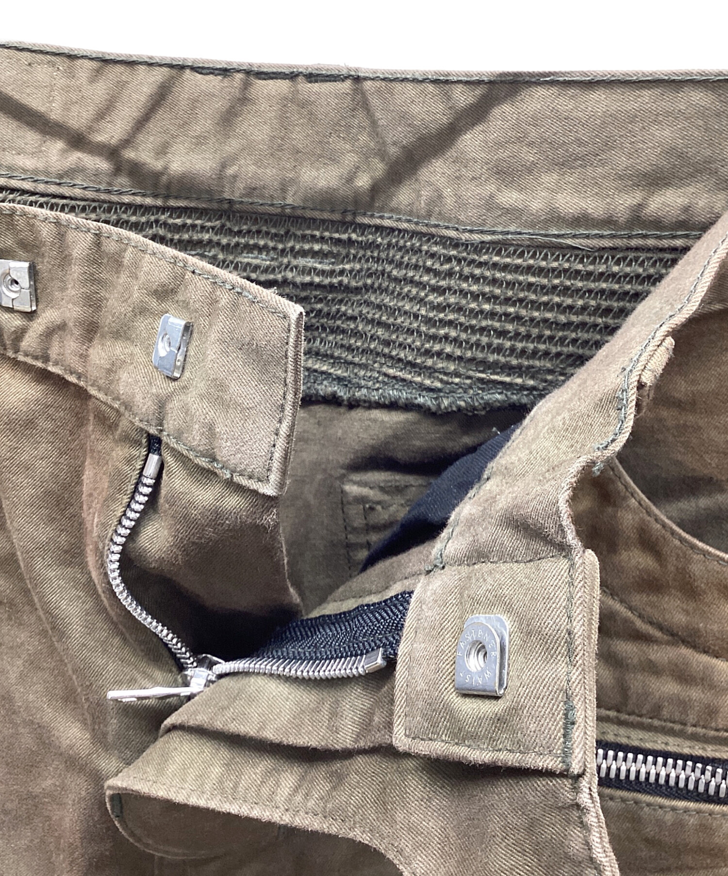 中古・古着通販】BALMAIN (バルマン) バイカーパンツ ベージュ