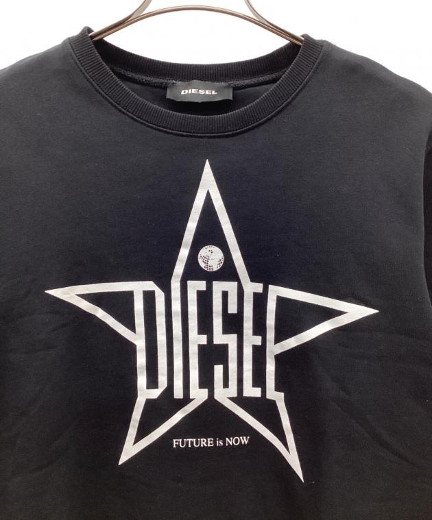 中古・古着通販】DIESEL (ディーゼル) スウェット ブラック