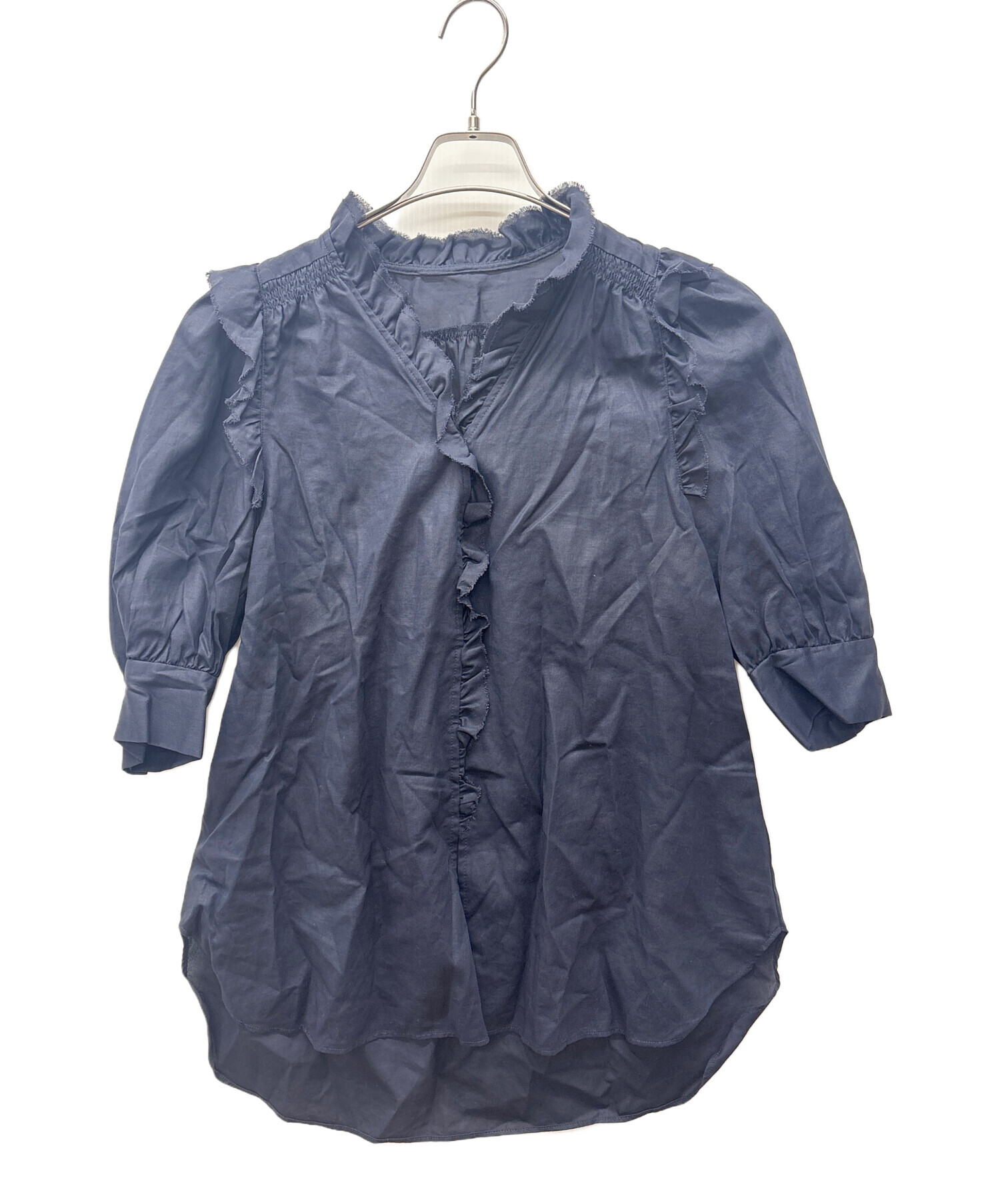 中古・古着通販】IENA (イエナ) コットンシュリンクハーフスリーブ 