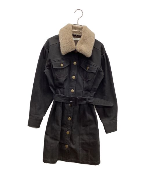 中古・古着通販】HER LIP TO (ハーリップトゥ) ファー付きコート