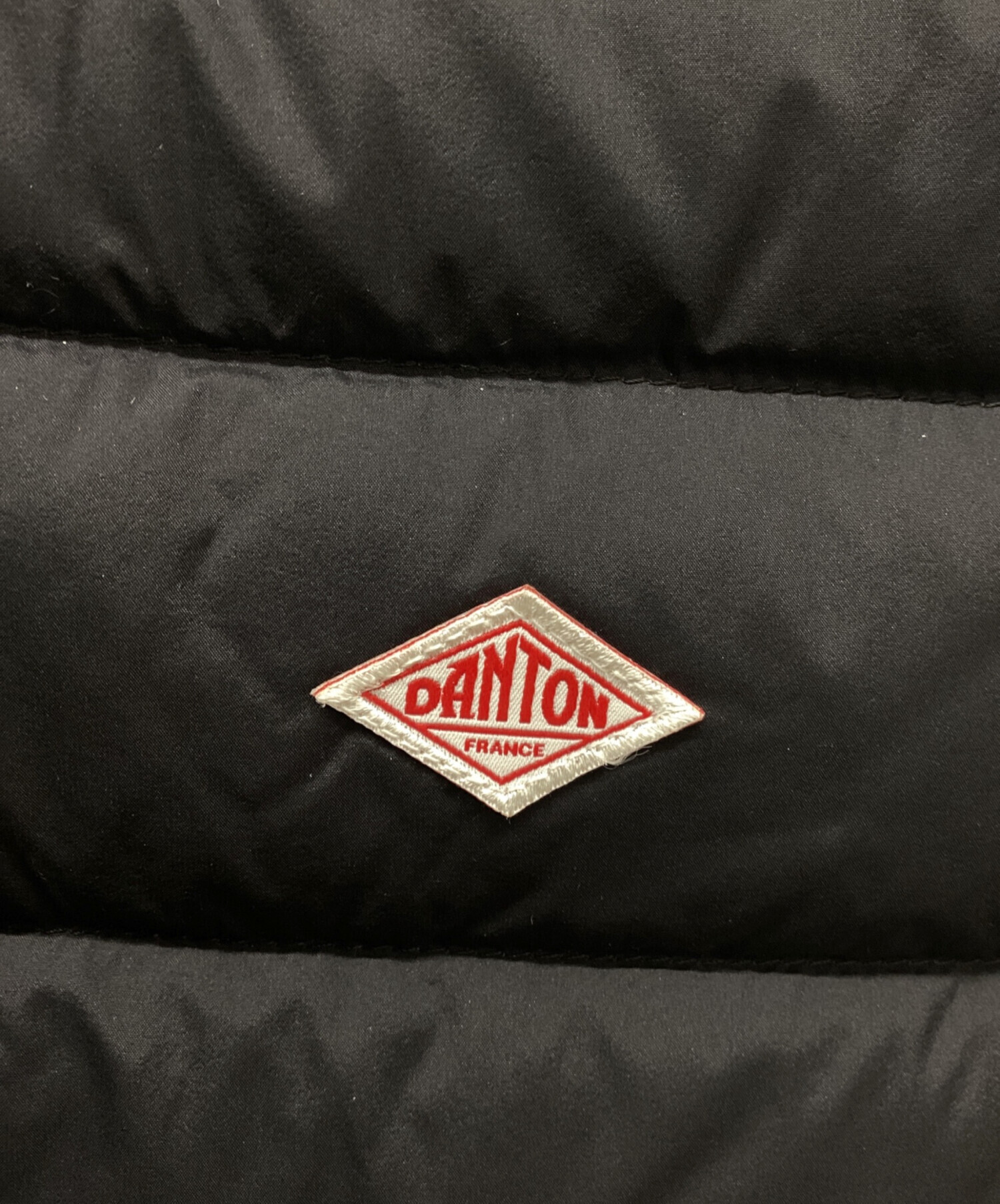 中古 DANTON ブラック インナー ダウン ベスト 38 中古・古着通販】DANTON (ダントン) インナーダウンベスト ブラック