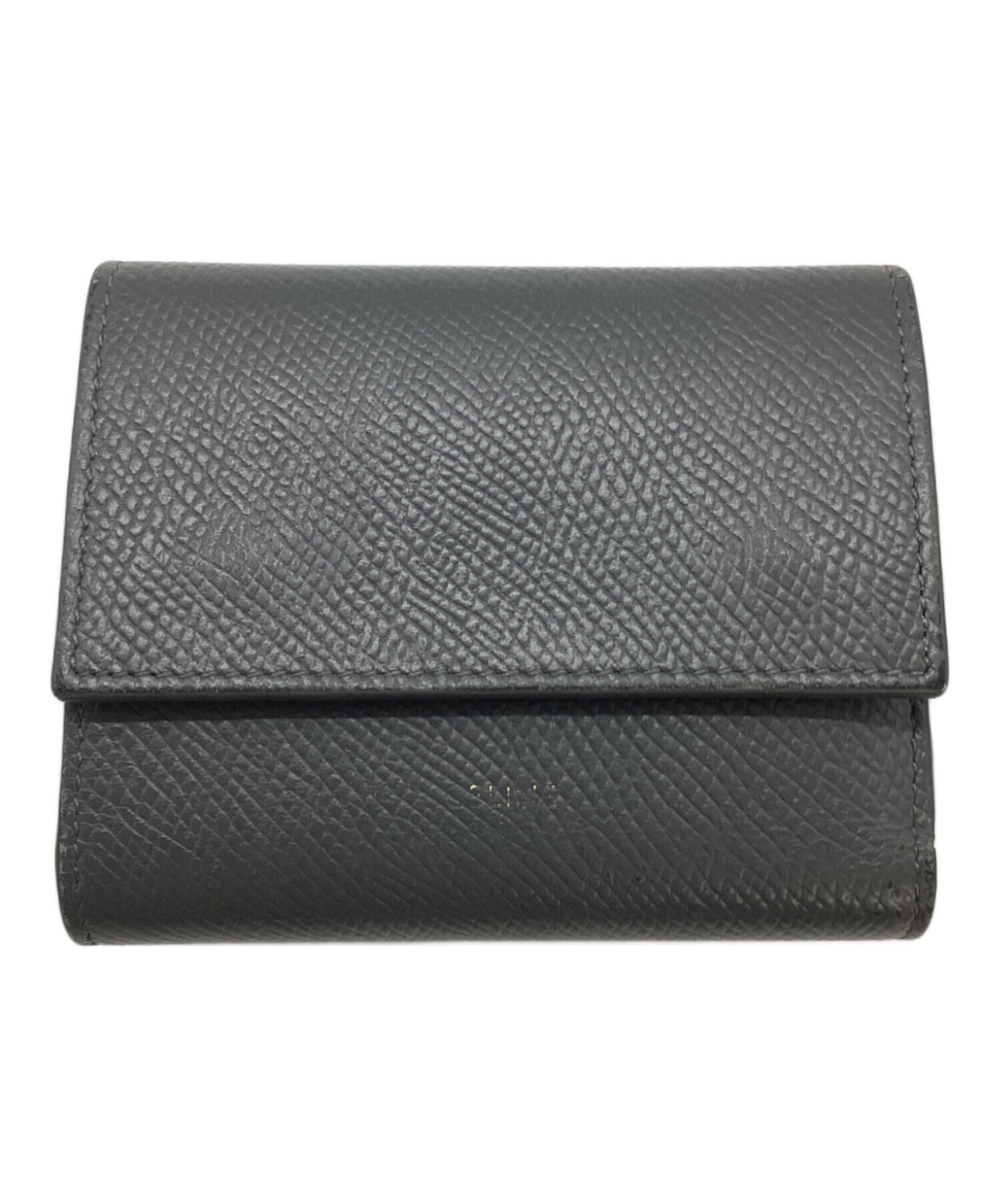 中古・古着通販】CELINE (セリーヌ) 3つ折り財布 グレー
