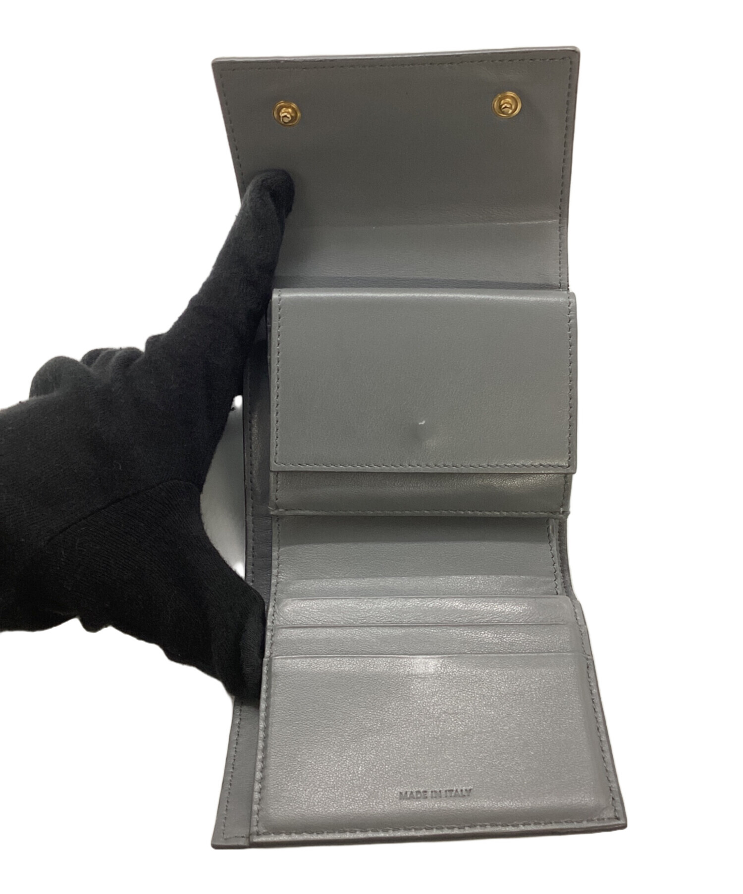 中古・古着通販】CELINE (セリーヌ) 3つ折り財布 グレー｜ブランド 