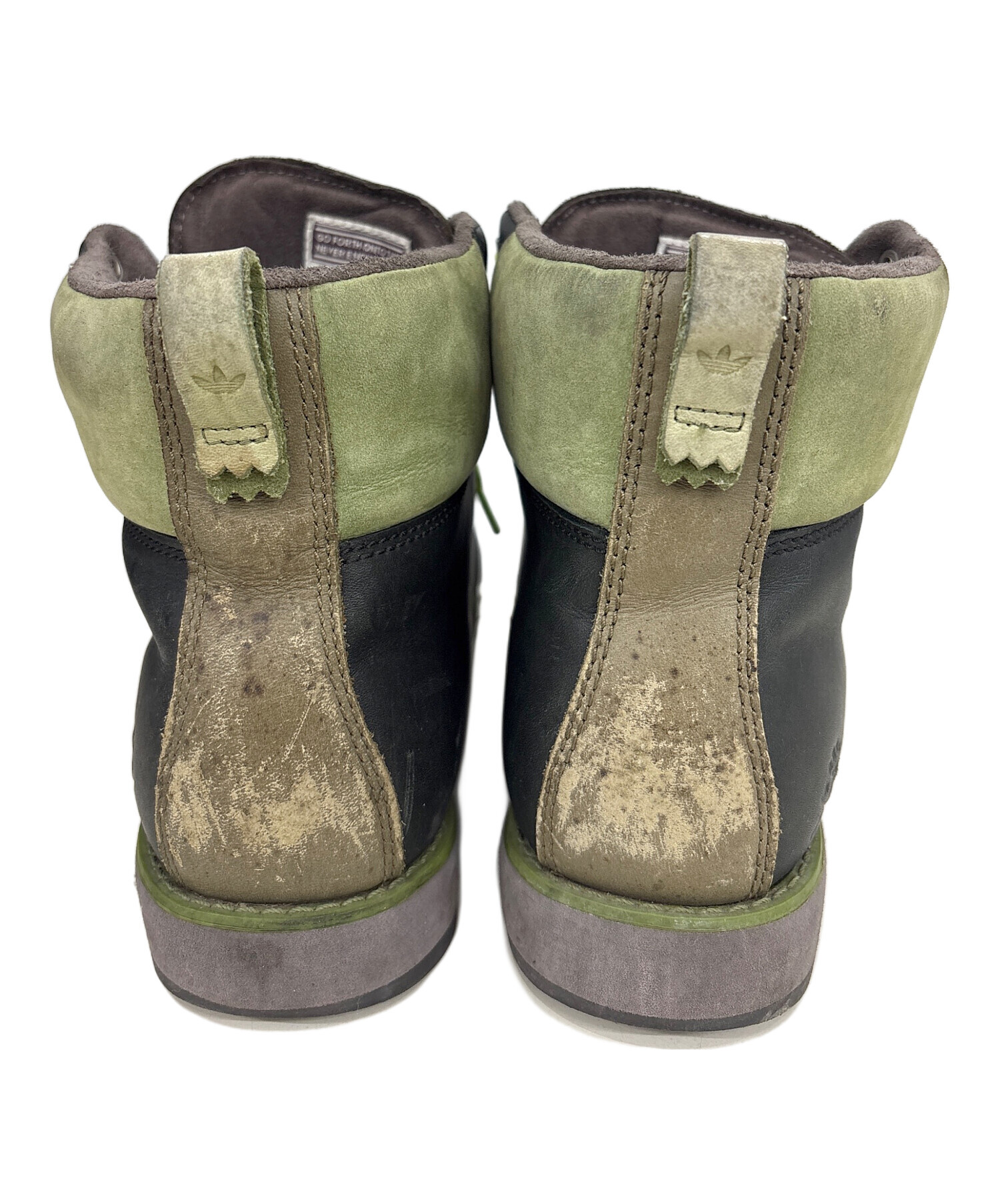 中古・古着通販】adidas (アディダス) ショートブーツ ブラック サイズ