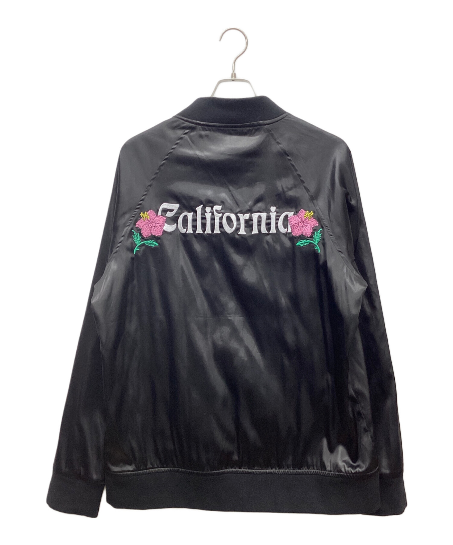 中古・古着通販】stussy (ステューシー) スカジャン ブラック サイズ