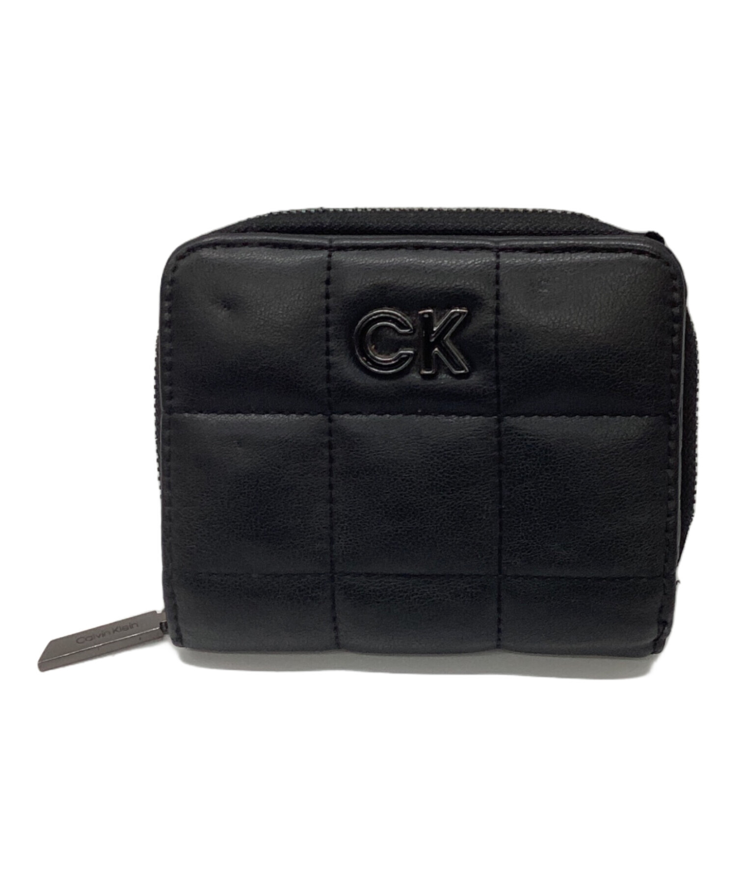 (カルバンクライン) 二つ折り財布 ブラック キルティング 中古・古着通販】Calvin Klein (カルバンクライン) キルティング2