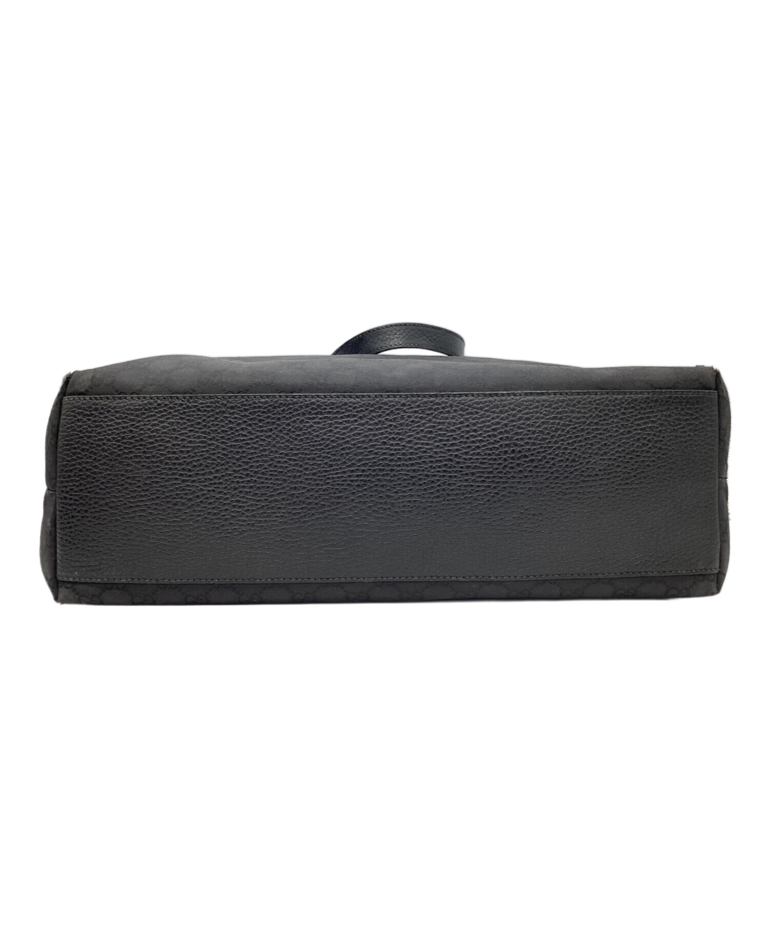 中古・古着通販】GUCCI (グッチ) GGキャンバストートバッグ ブラック