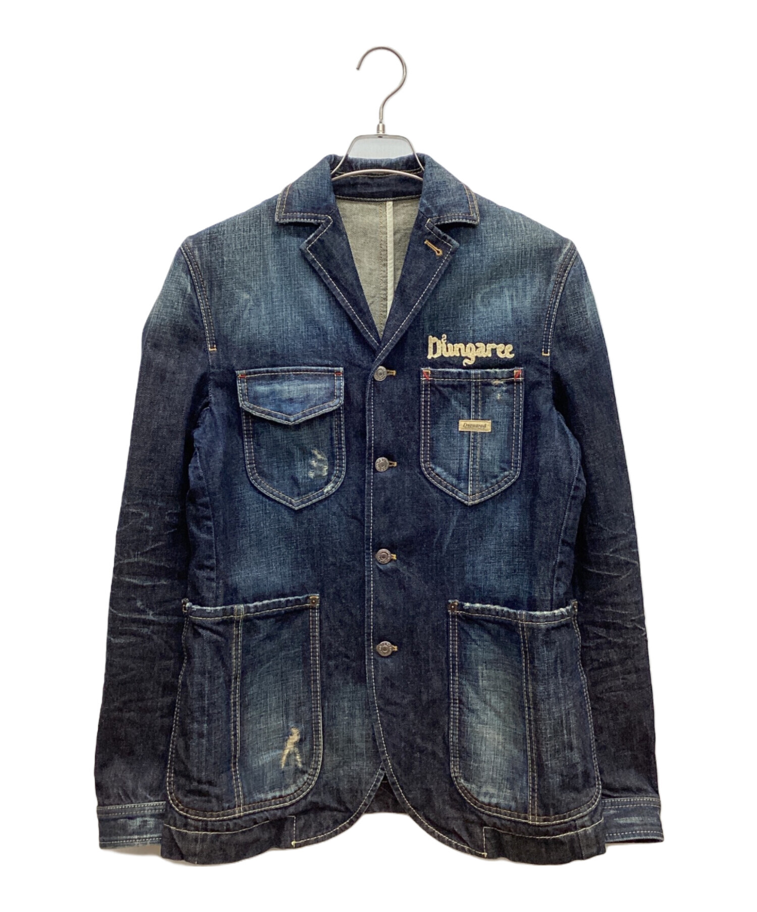 中古・古着通販】DSQUARED2 (ディースクエアード) デニムテーラード