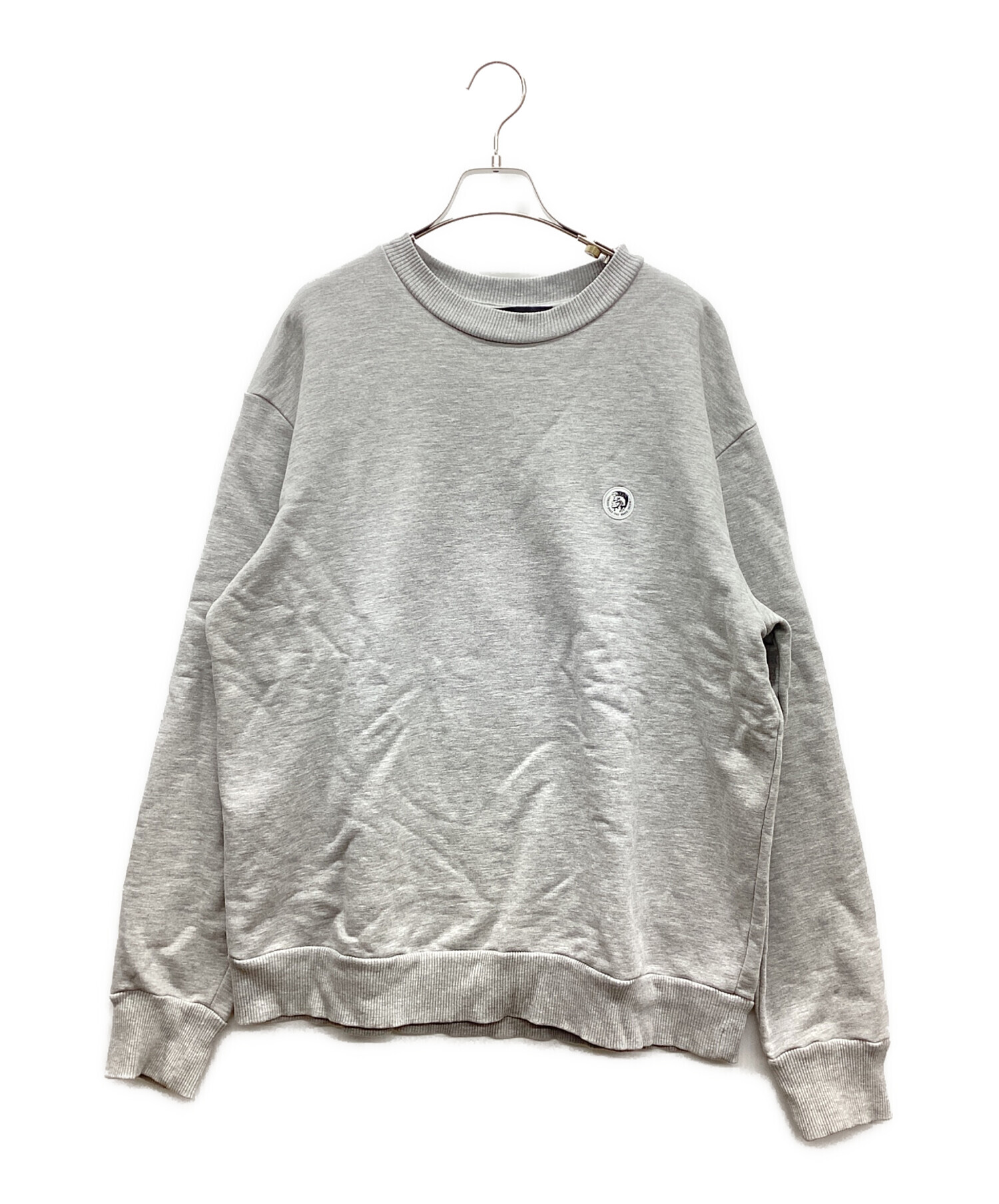 中古・古着通販】DIESEL (ディーゼル) クルーネックスウェット グレー 