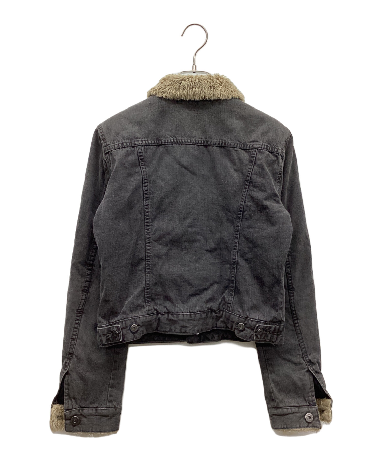 中古・古着通販】DIESEL (ディーゼル) デニムジャケット ブラック 