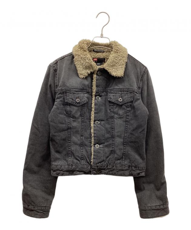 中古・古着通販】DIESEL (ディーゼル) デニムジャケット ブラック 