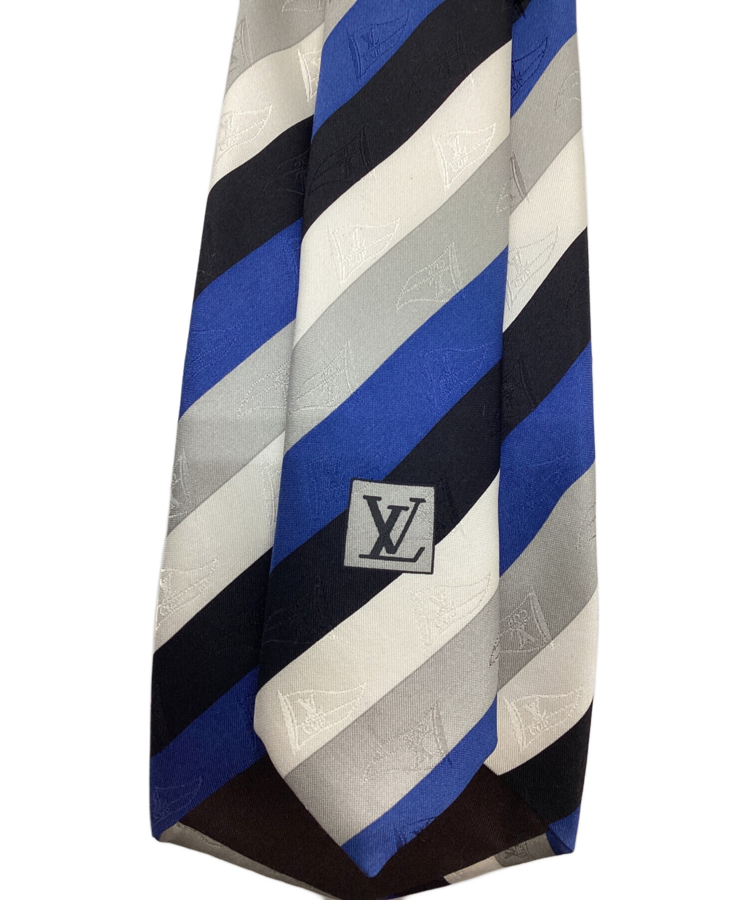 中古・古着通販】LOUIS VUITTON (ルイ ヴィトン) ネクタイ ブルー 