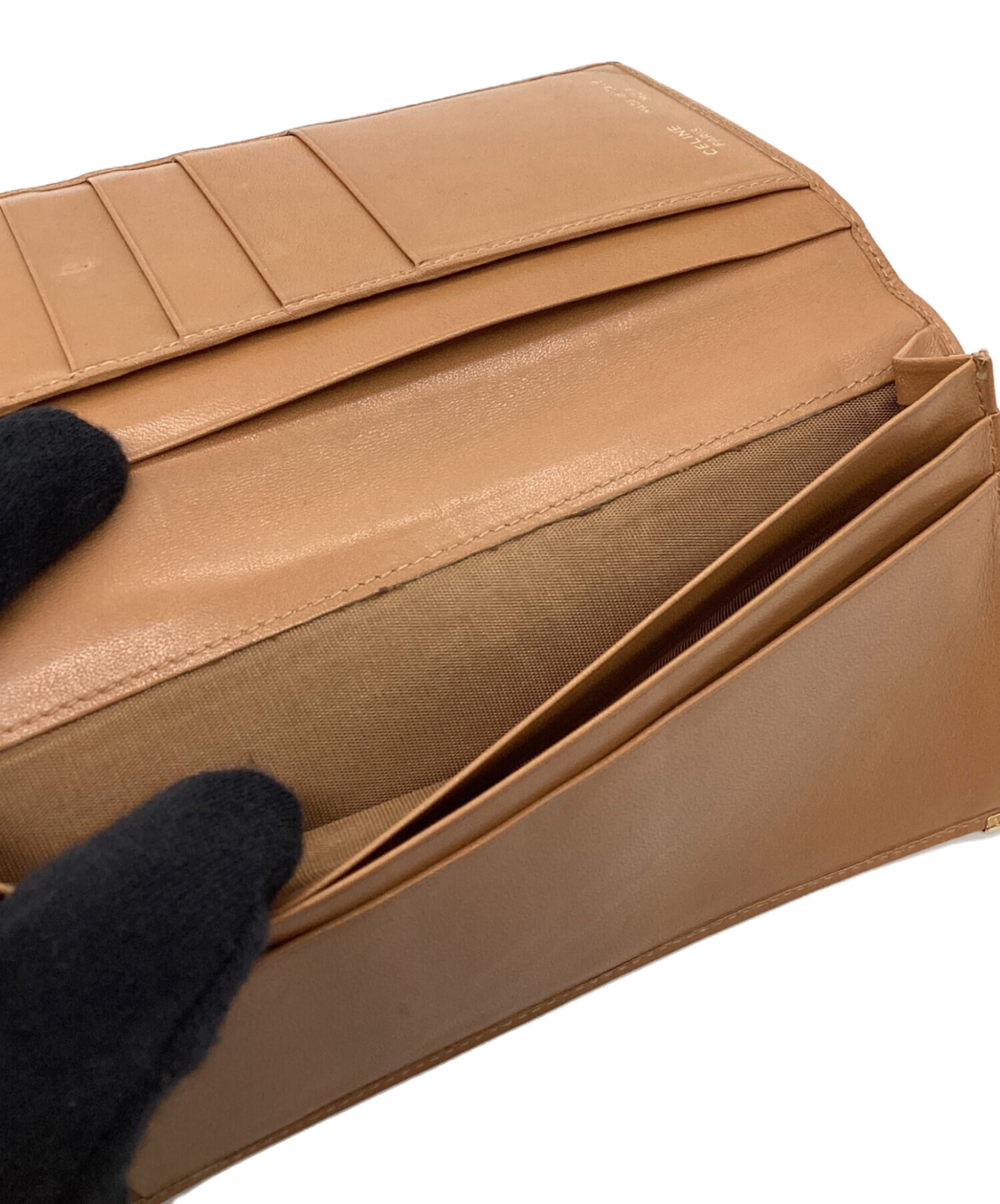 中古・古着通販】CELINE (セリーヌ) 札入れ ベージュ｜ブランド・古着 