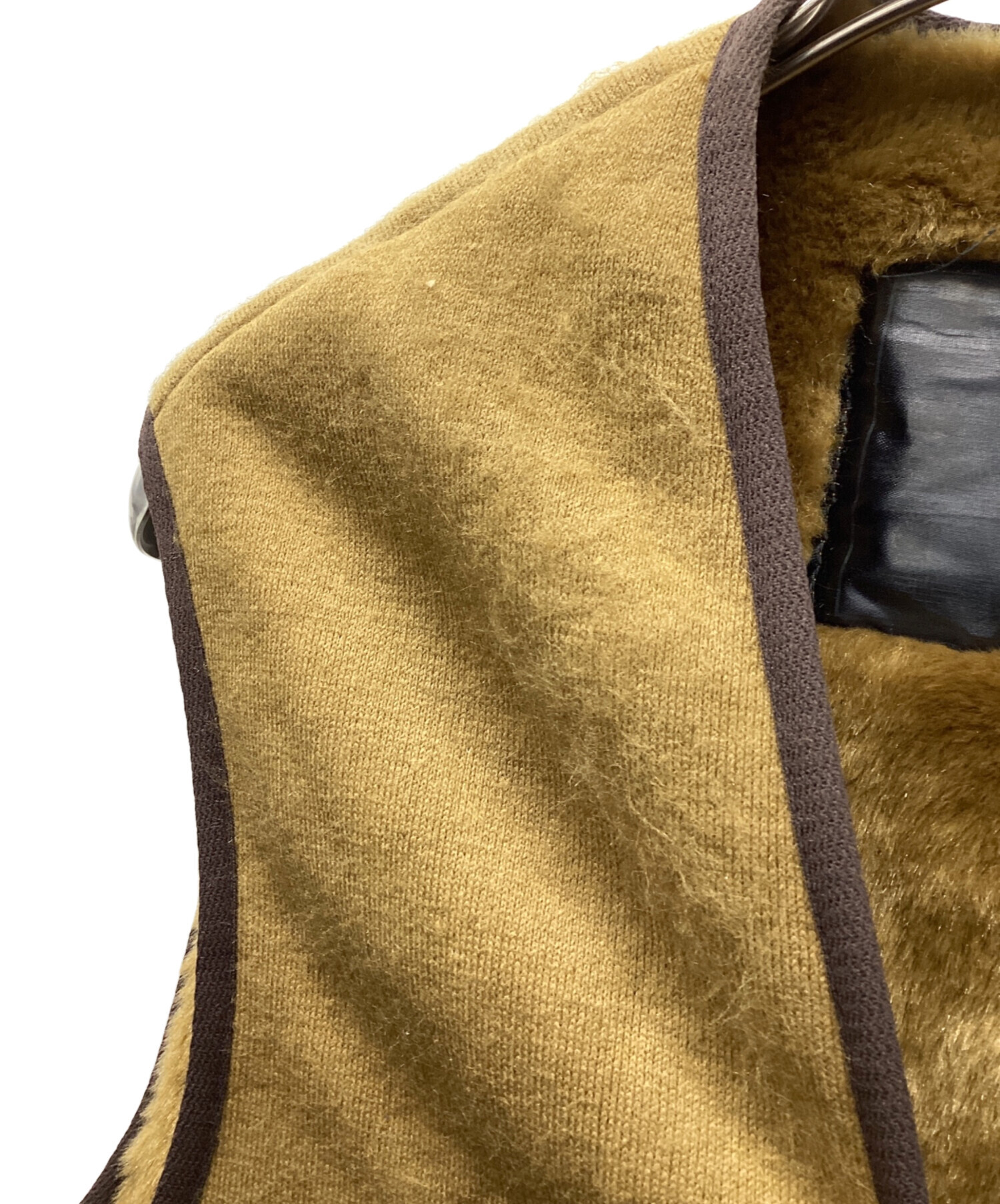 中古・古着通販】Barbour (バブアー) ボアベスト ブラウン サイズ:L