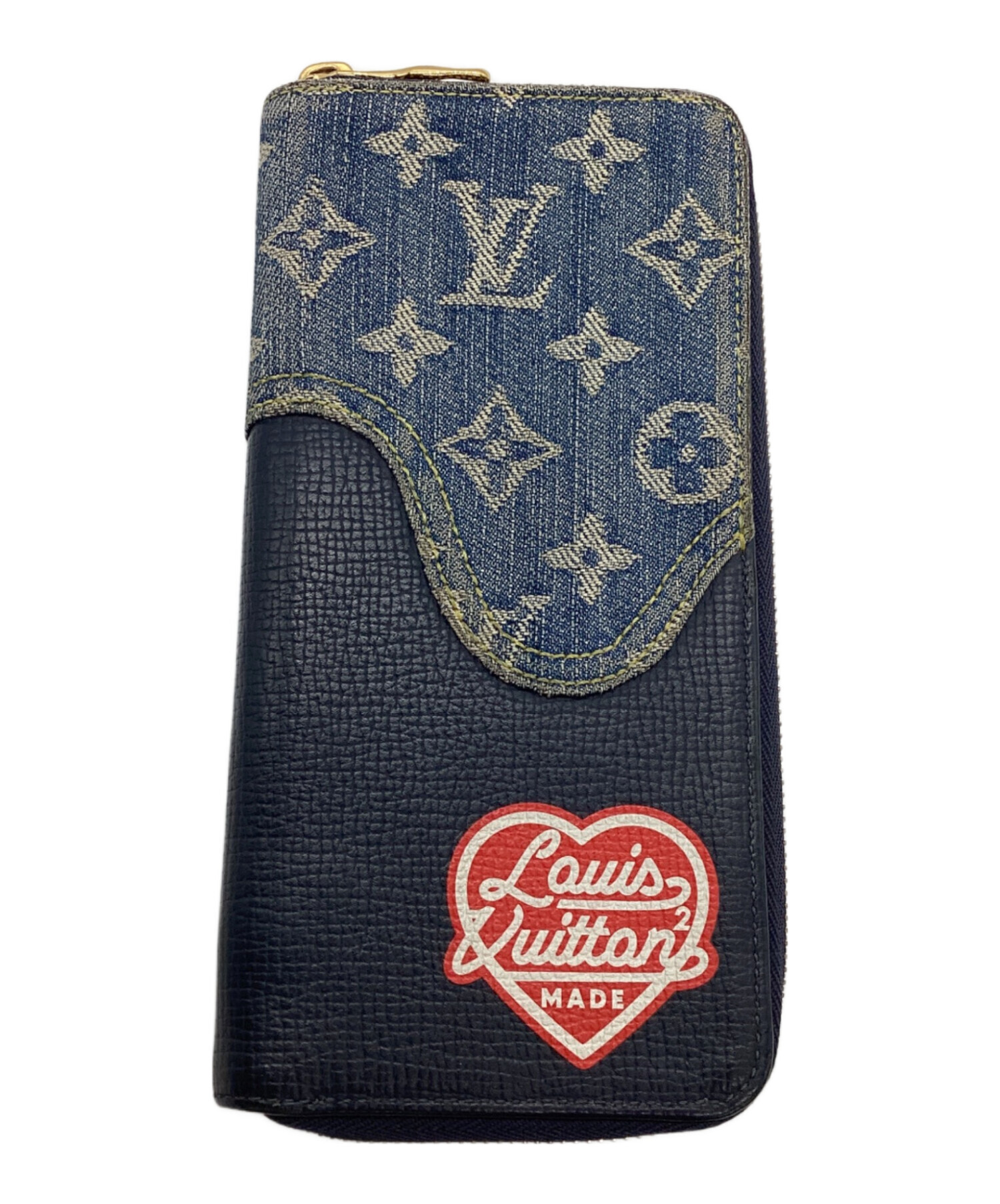 中古・古着通販】LOUIS VUITTON (ルイ ヴィトン) 長財布 ネイビー 