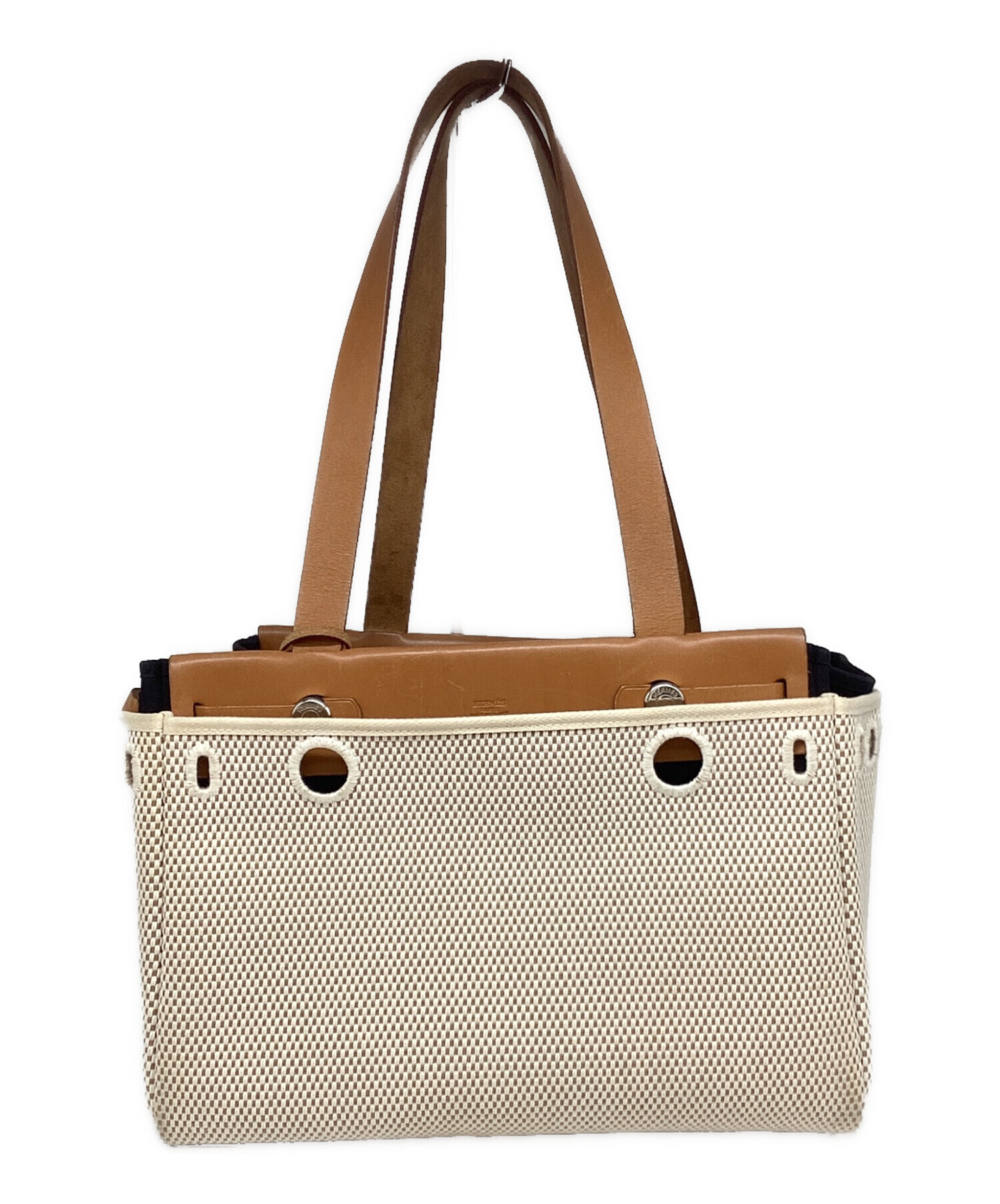 中古・古着通販】HERMES (エルメス) トートバッグ ブラック｜ブランド 