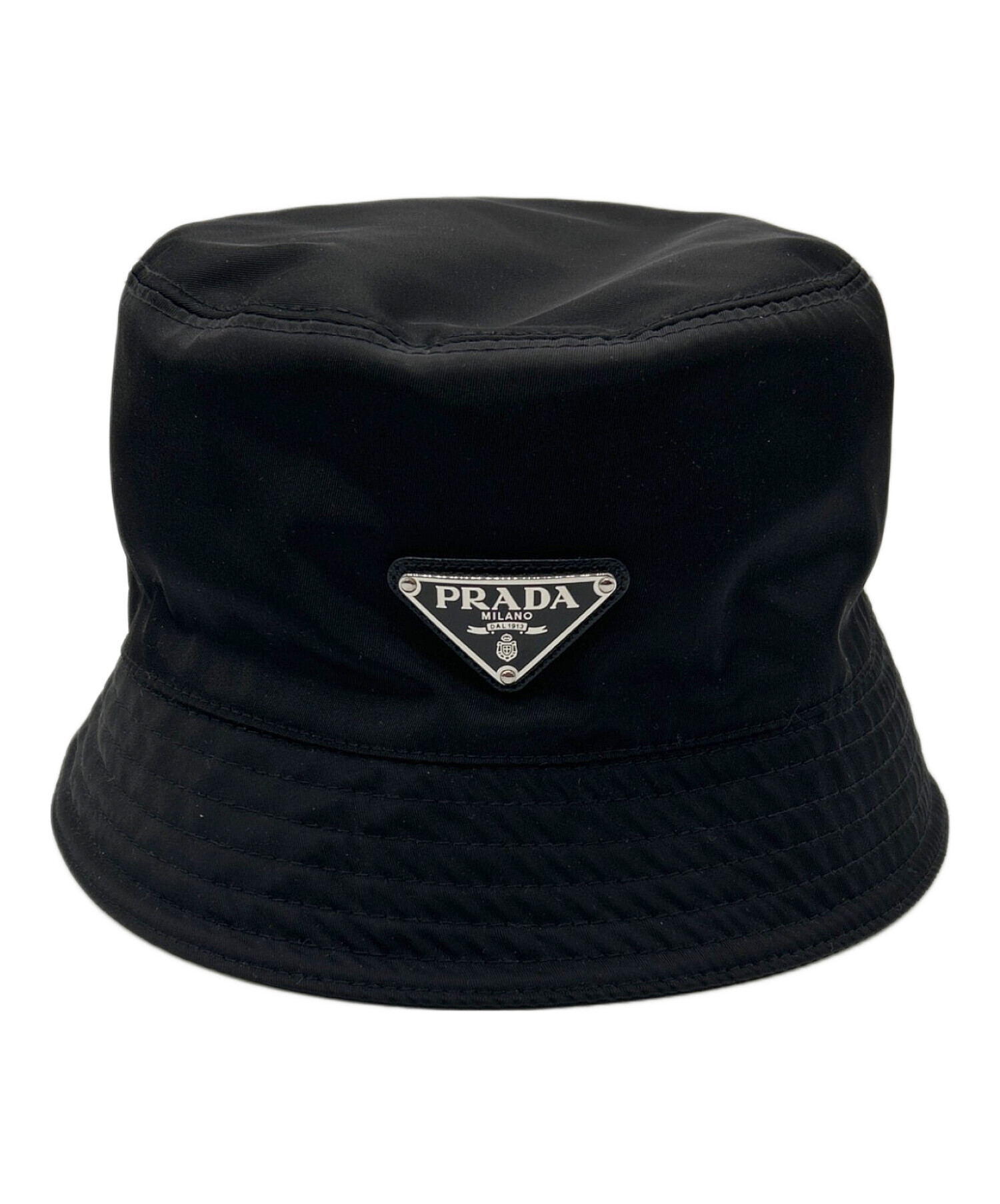 中古・古着通販】PRADA (プラダ) Re-Nylon バケットハット ブラック