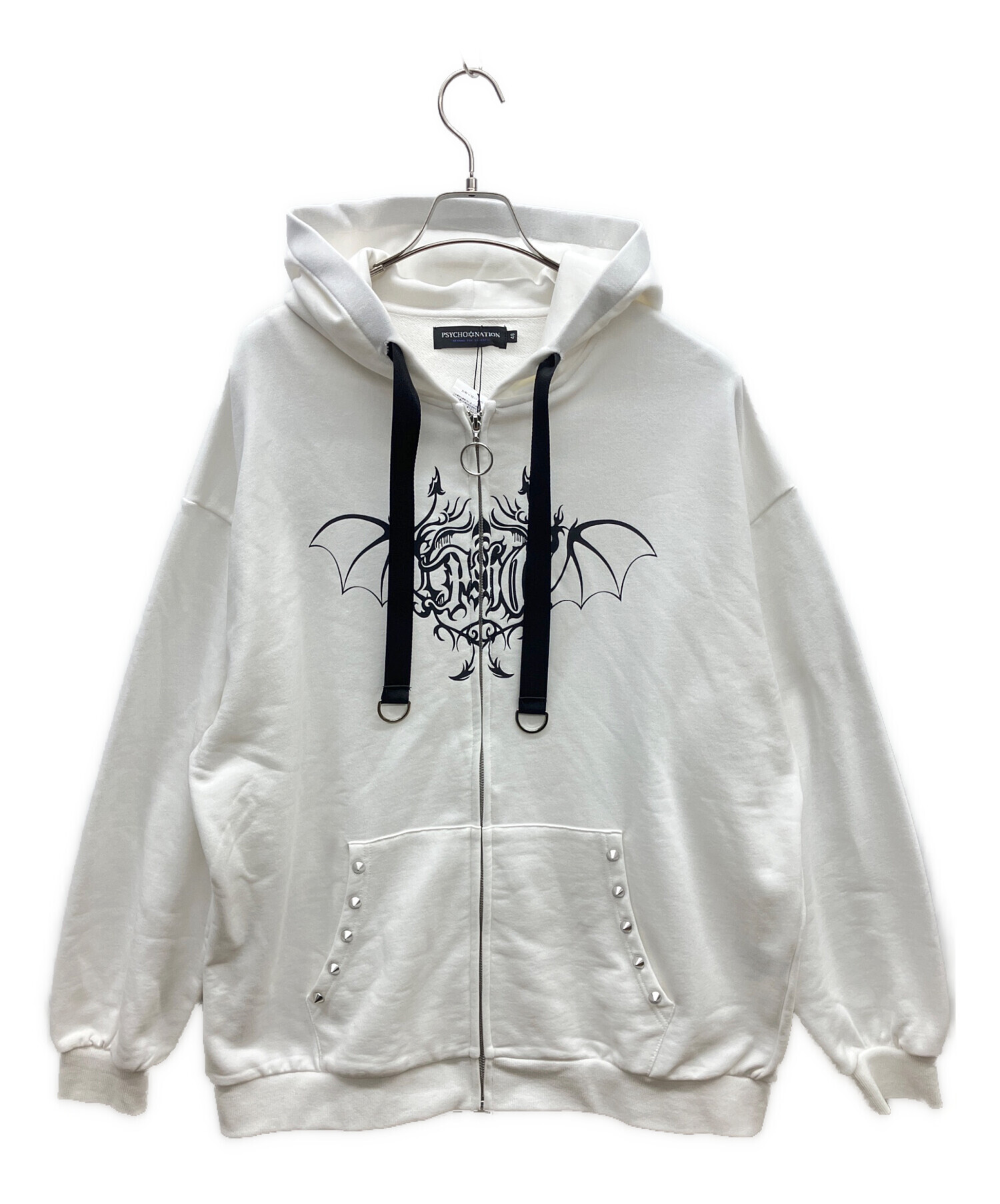 PSYCHO NATION｜レオパード柄ビッグボアジップパーカーサイコ